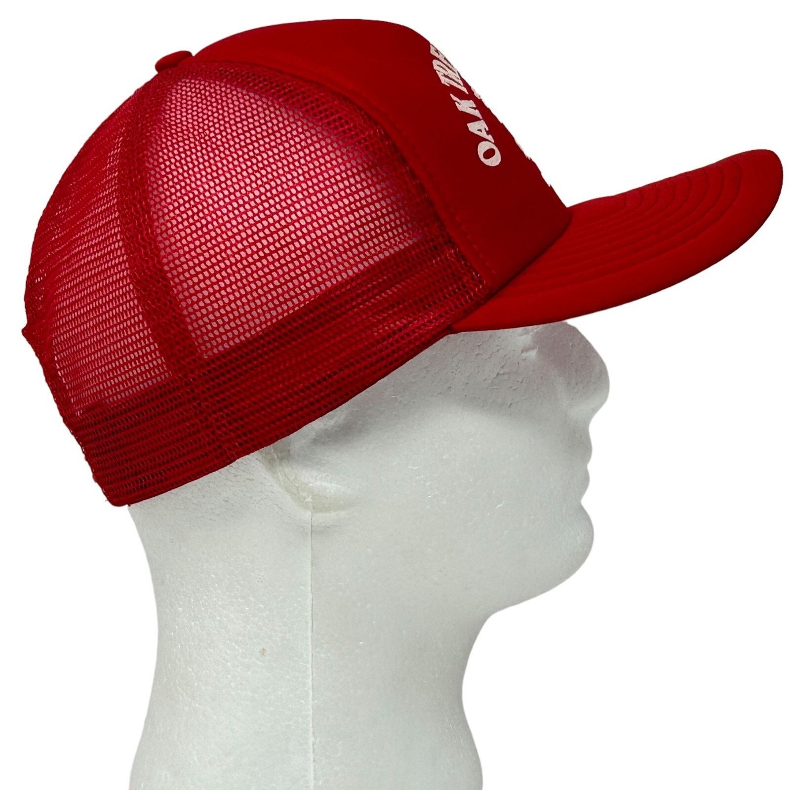 Vintage Vintage 80s Oak Tree Manor Trucker Hat Baseball Cap Red Size ONE SIZE - 7 Thumbnail