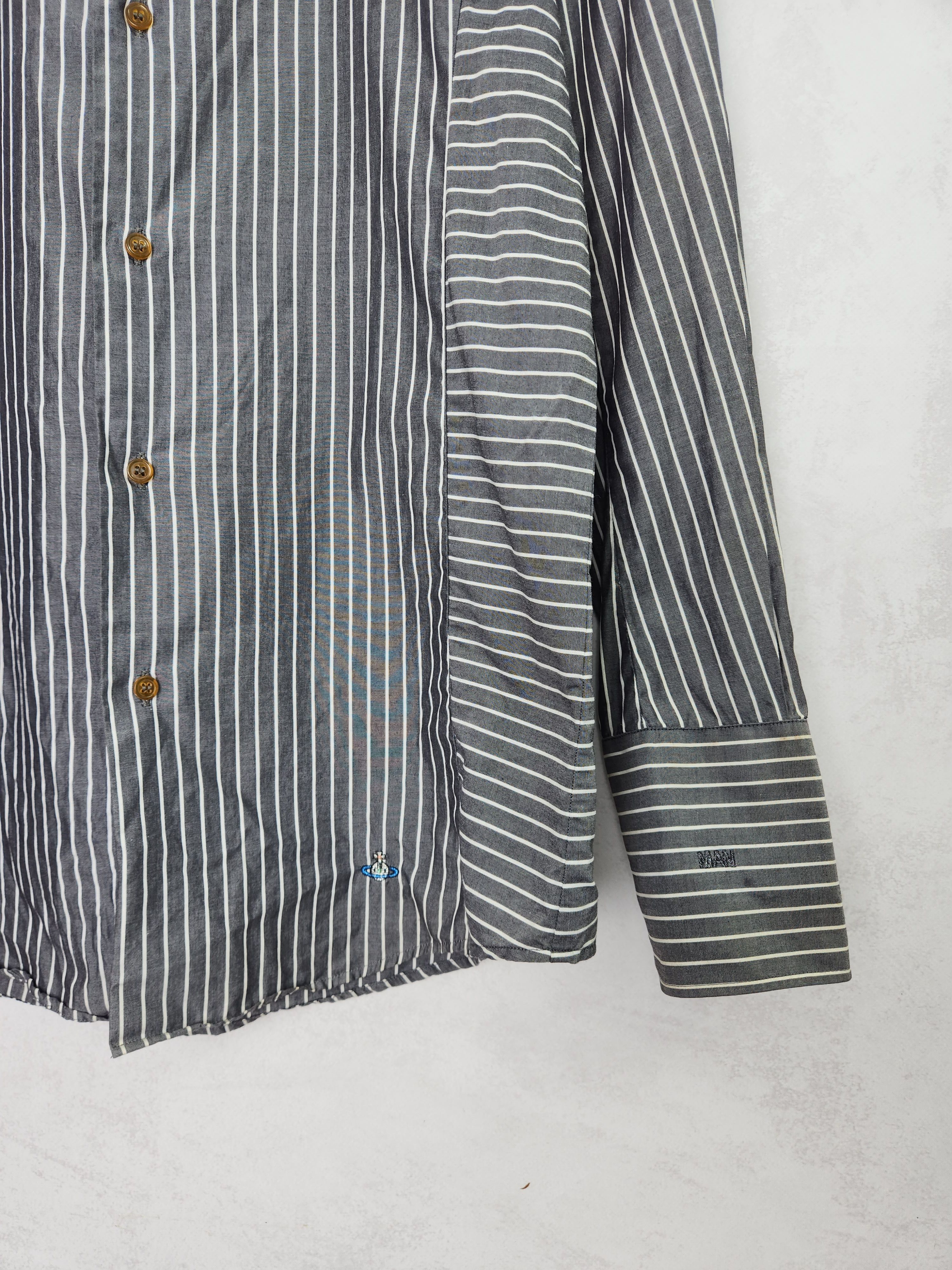 Vivienne Westwood Vivienne Westwood Man london stripes shirt button ups Size US L / EU 52-54 / 3 - 3 Thumbnail