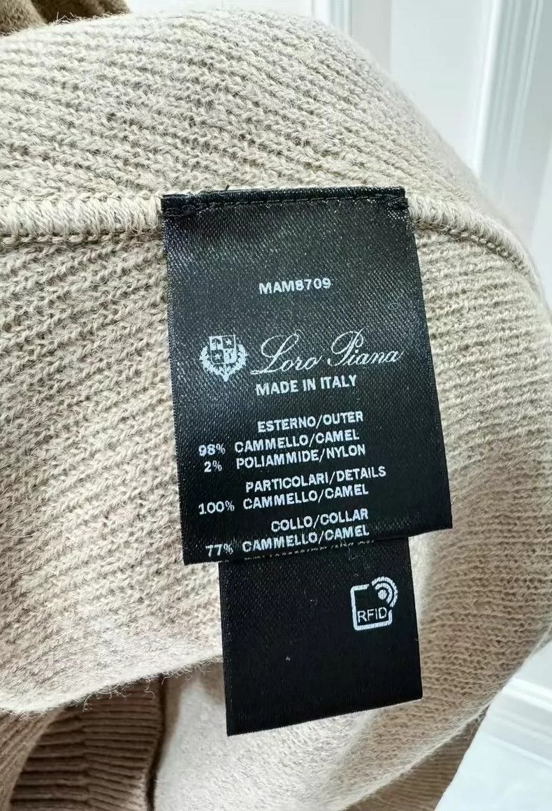 Loro Piana LORO PIANA Classic chestnut gold button polo knit top Size M / US 6-8 / IT 42-44 - 7 Thumbnail