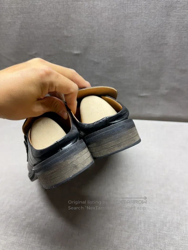 Martine Rose Martine Rose Crocodile-patterned mules Size US 5.5 / EU 38 - 4 Thumbnail