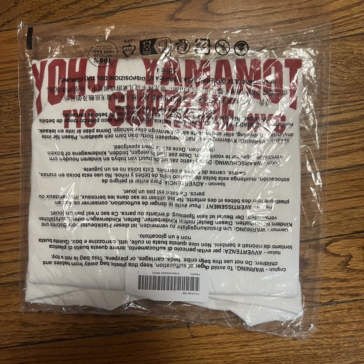 Supreme Supreme Ys By Yohji Yamamoto Star Tee White Size: L Size US L / EU 52-54 / 3 - 4 Thumbnail