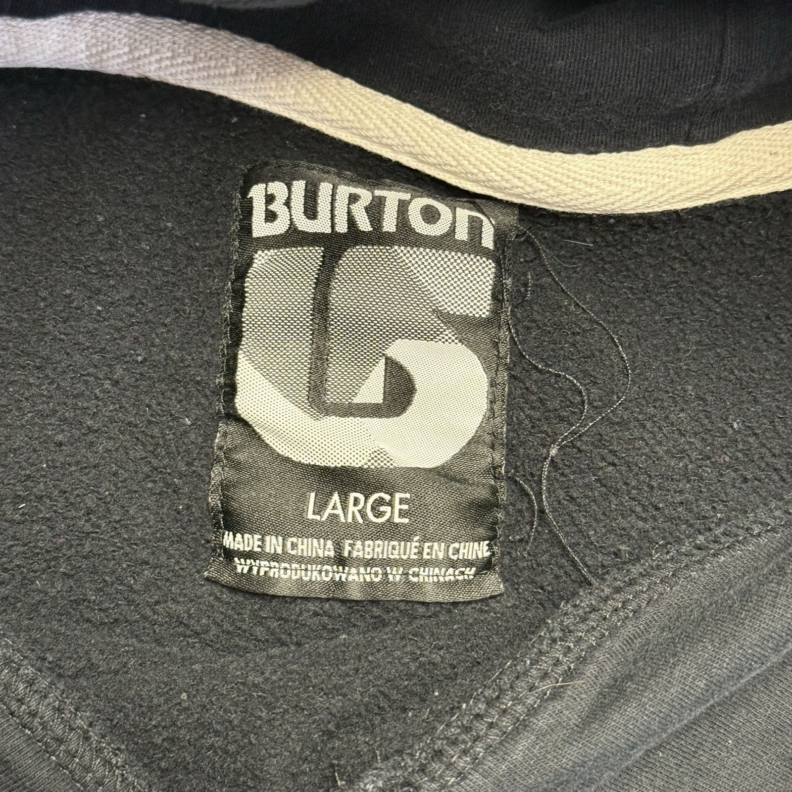 Burton Burton Hoodie Sweatshirt Mens Large Black Snowboard Streetwe Size US L / EU 52-54 / 3 - 18 Thumbnail