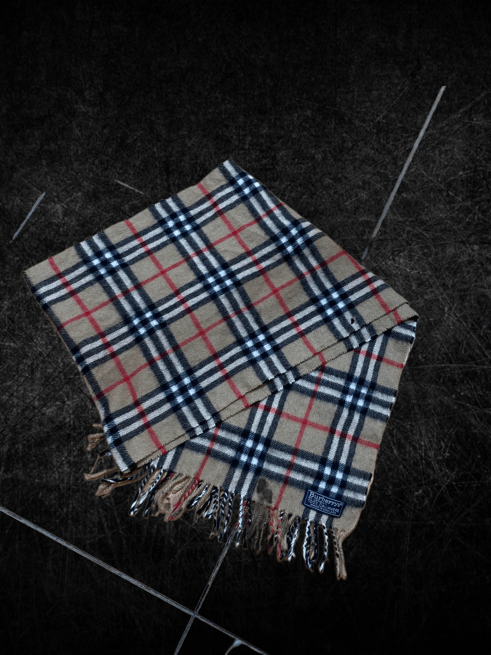 Burberry Burberrys vintage Plaid Cashmere Winter Scarf Size ONE SIZE - 1 Thumbnail