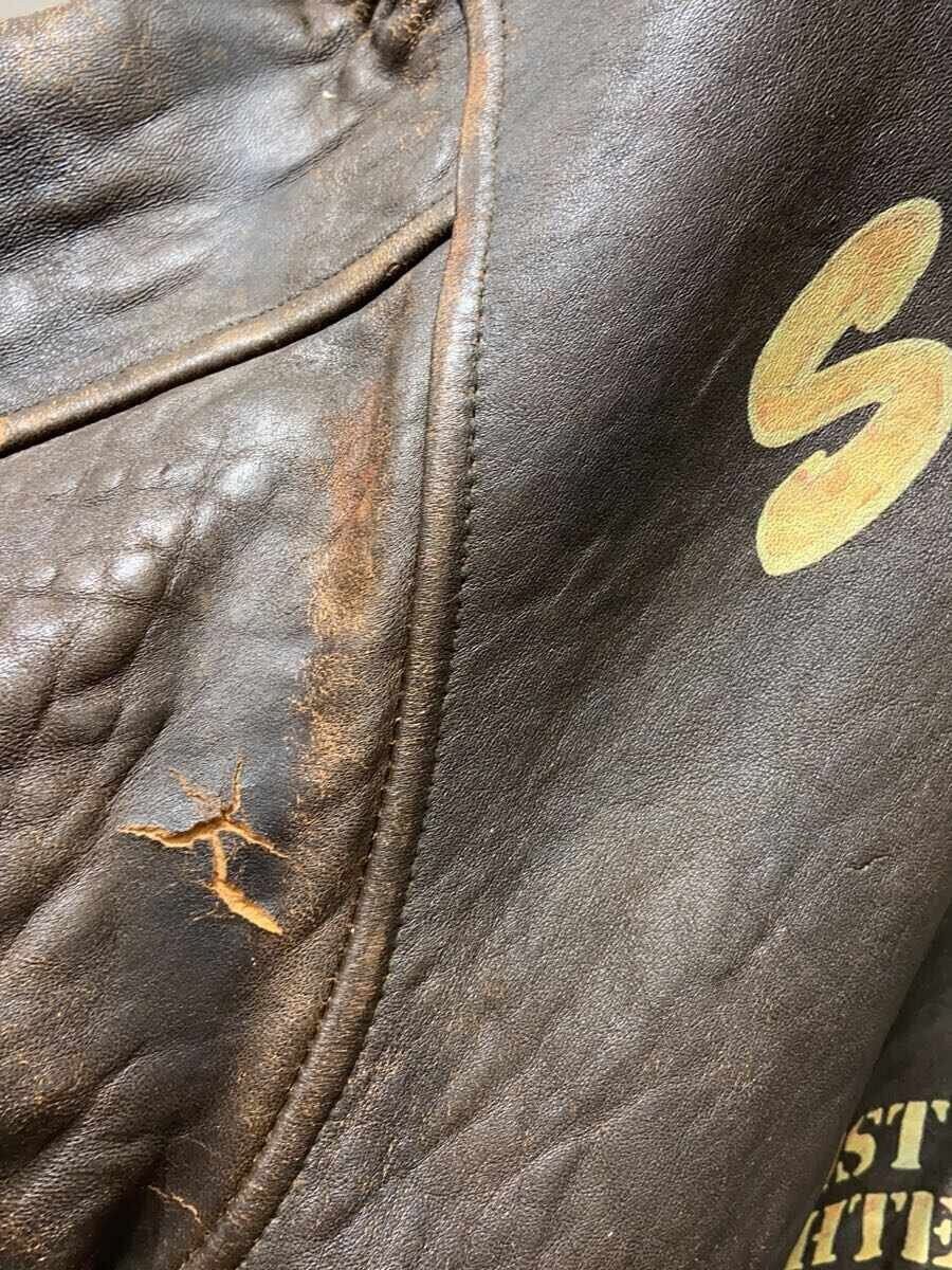 Avirex Avirex Leather Flight Jacket Brown Size US M / EU 48-50 / 2 - 8 Thumbnail