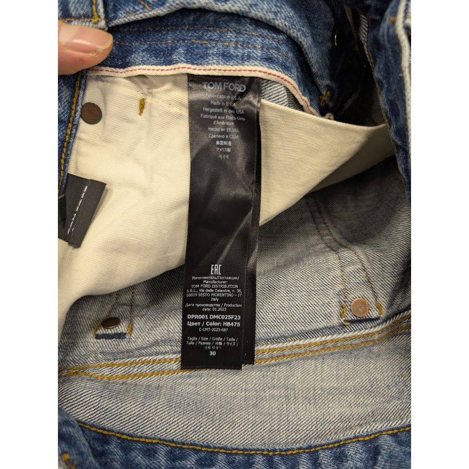 Tom Ford o1rshd1 Denim Jeans in Blue Size US 30 / EU 46 - 21 Thumbnail