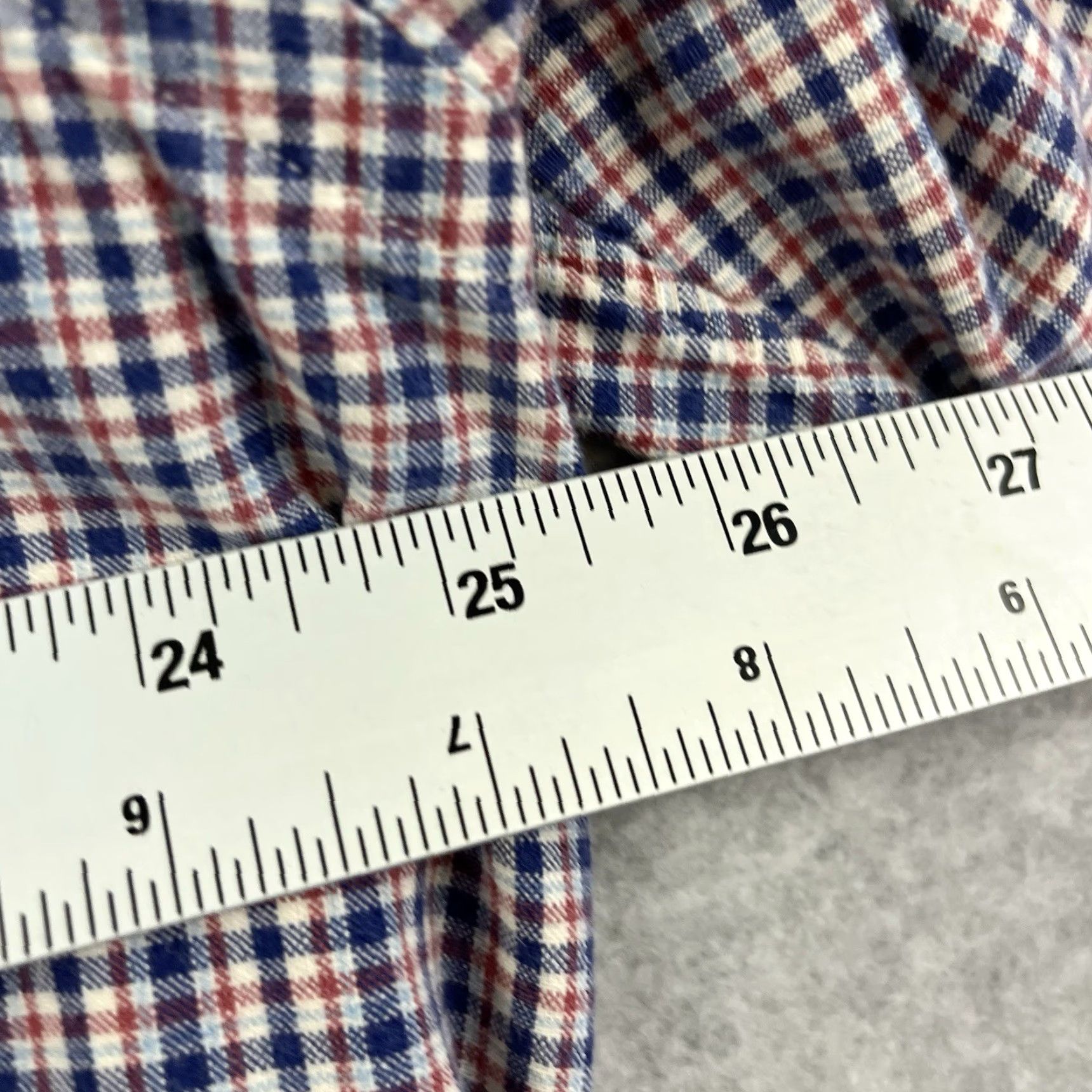 Polo Ralph Lauren VINTAGE Polo Ralph Lauren Performance Shirt Red Blue Gingham Mens XL Button Down Shirt Size US XL / EU 56 / 4 - 5 Thumbnail