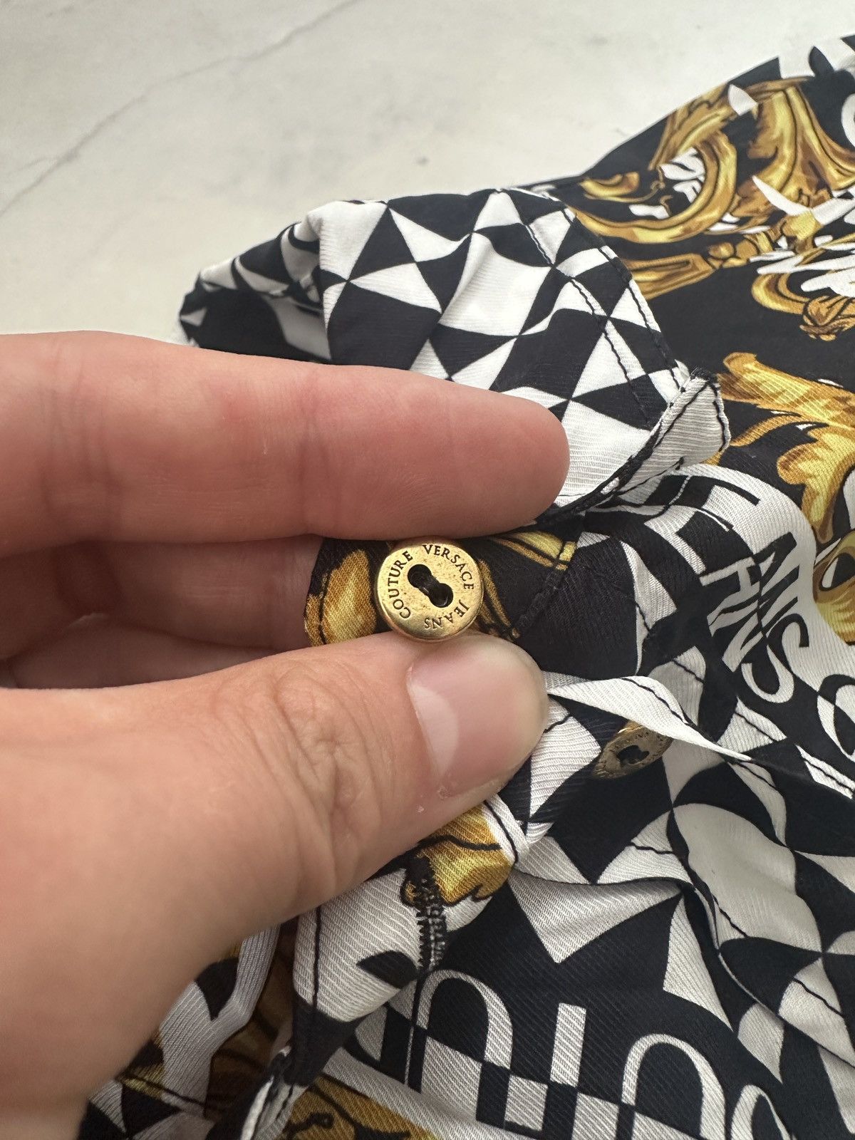 Versace × Versace Jeans Couture Versace Jeans Couture viscose all over print shirt with tags Size M / US 6-8 / IT 42-44 - 11 Thumbnail