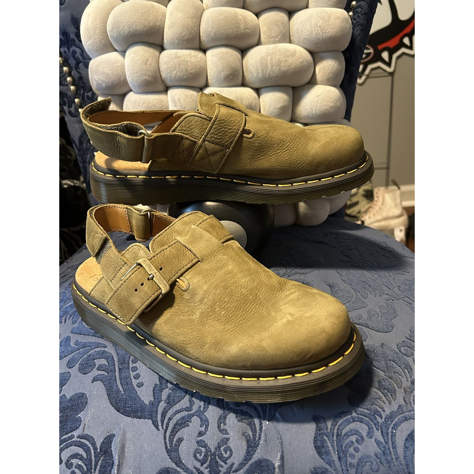 Dr. Martens Dr Martens Moss Green Jorge II Mules size 10/EU 42 Size US 10 / IT 40 - 1 Thumbnail
