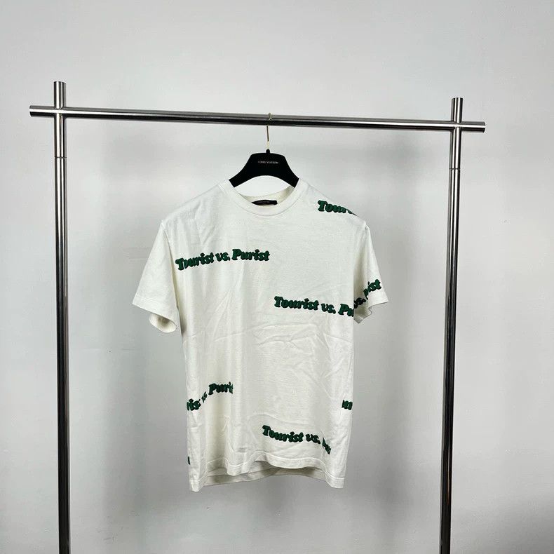 Louis Vuitton Louis Vuitton White and green flocking bullet screen short Size US S / EU 44-46 / 1 - 1 Thumbnail