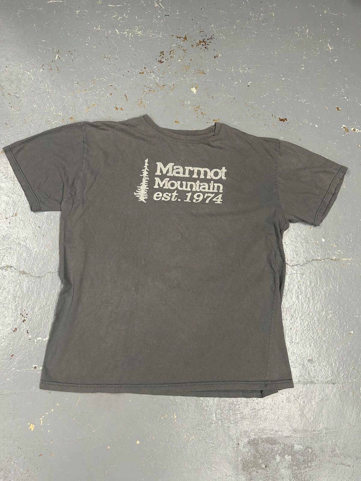 Marmot × Vintage Crazy Y2K Essential Marmot Mountain Graphic Tee Shirt Script Size US XL / EU 56 / 4 - 1 Thumbnail