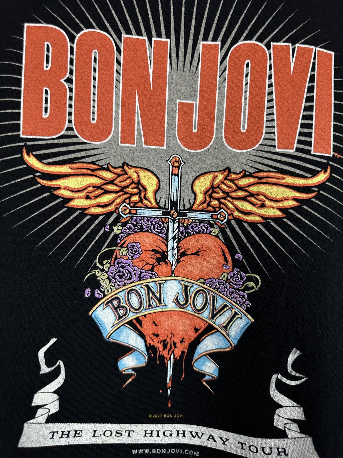 Band Tees Vintage Bon Jovi The Lost Highway Rock Band T Shirt Tee Size US L / EU 52-54 / 3 - 10 Thumbnail