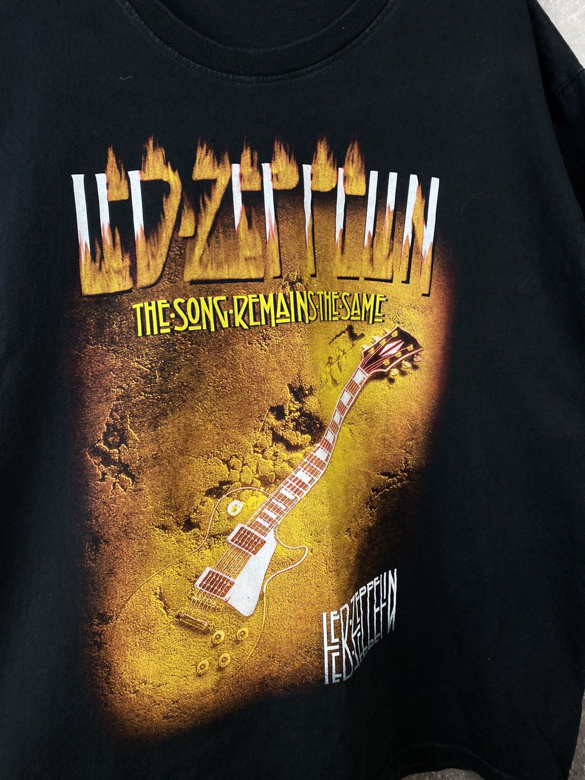 Band Tees × Led Zeppelin × Vintage Vintage LED ZEPPELIN T-shirts BIG LOGO Size US XL / EU 56 / 4 - 3 Thumbnail