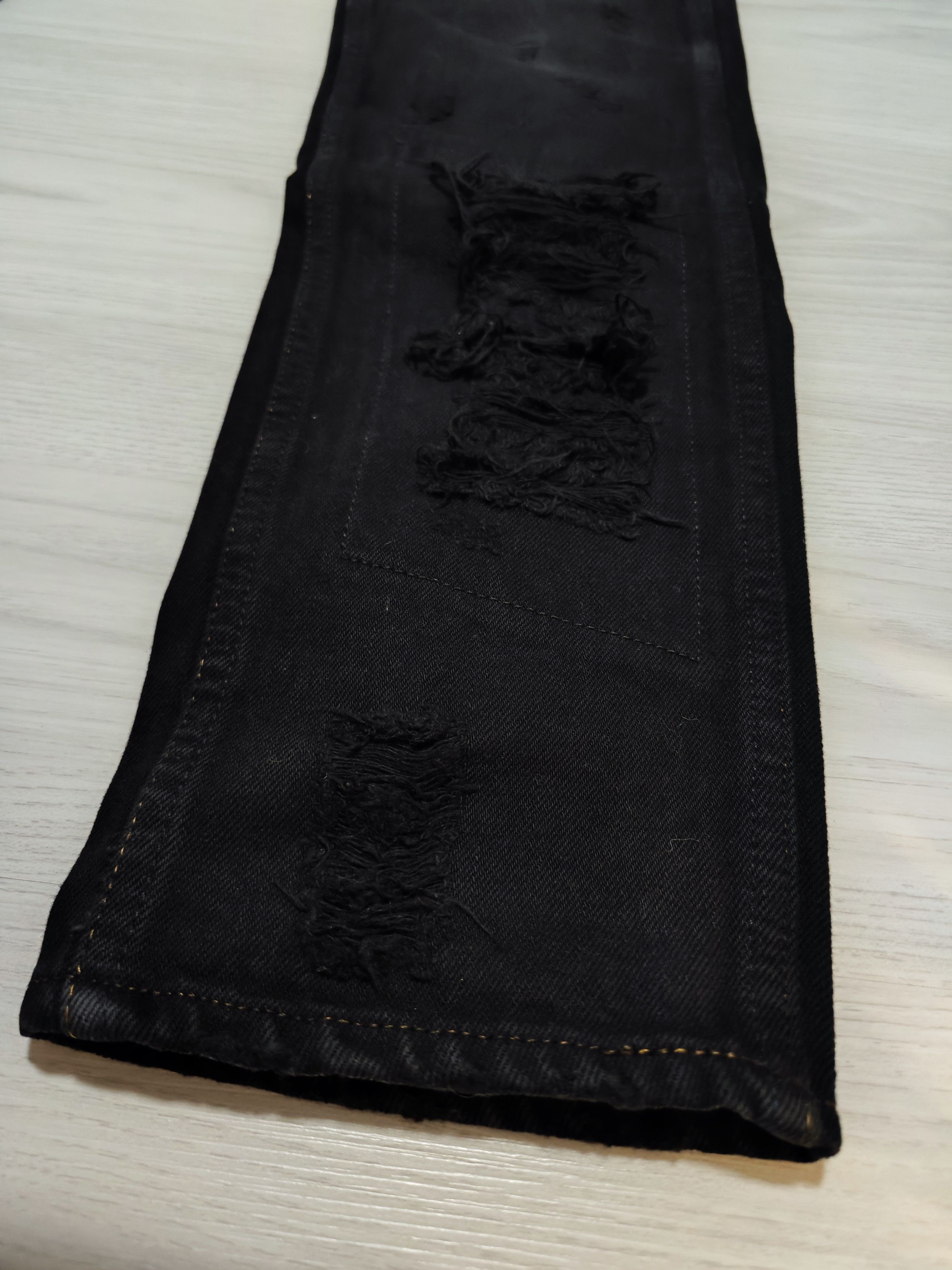 LVC Levis vintage clothing LVC black destroyed jeans Size US 30 / EU 46 - 9 Thumbnail