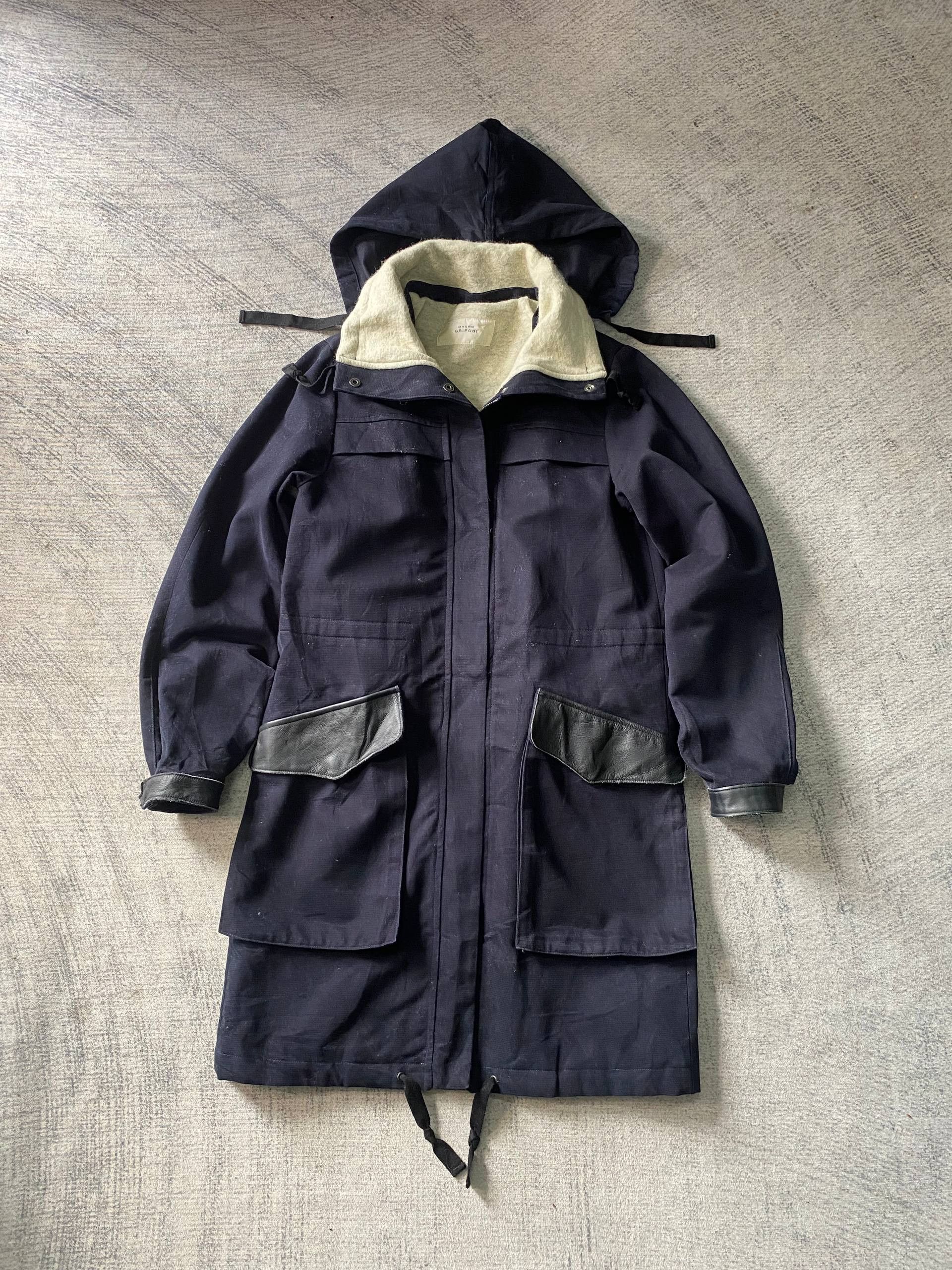 Grifoni Mauro Grifoni Military Parka Coat Navy IT38 Winter Size XS / US 0-2 / IT 36-38 - 1 Thumbnail