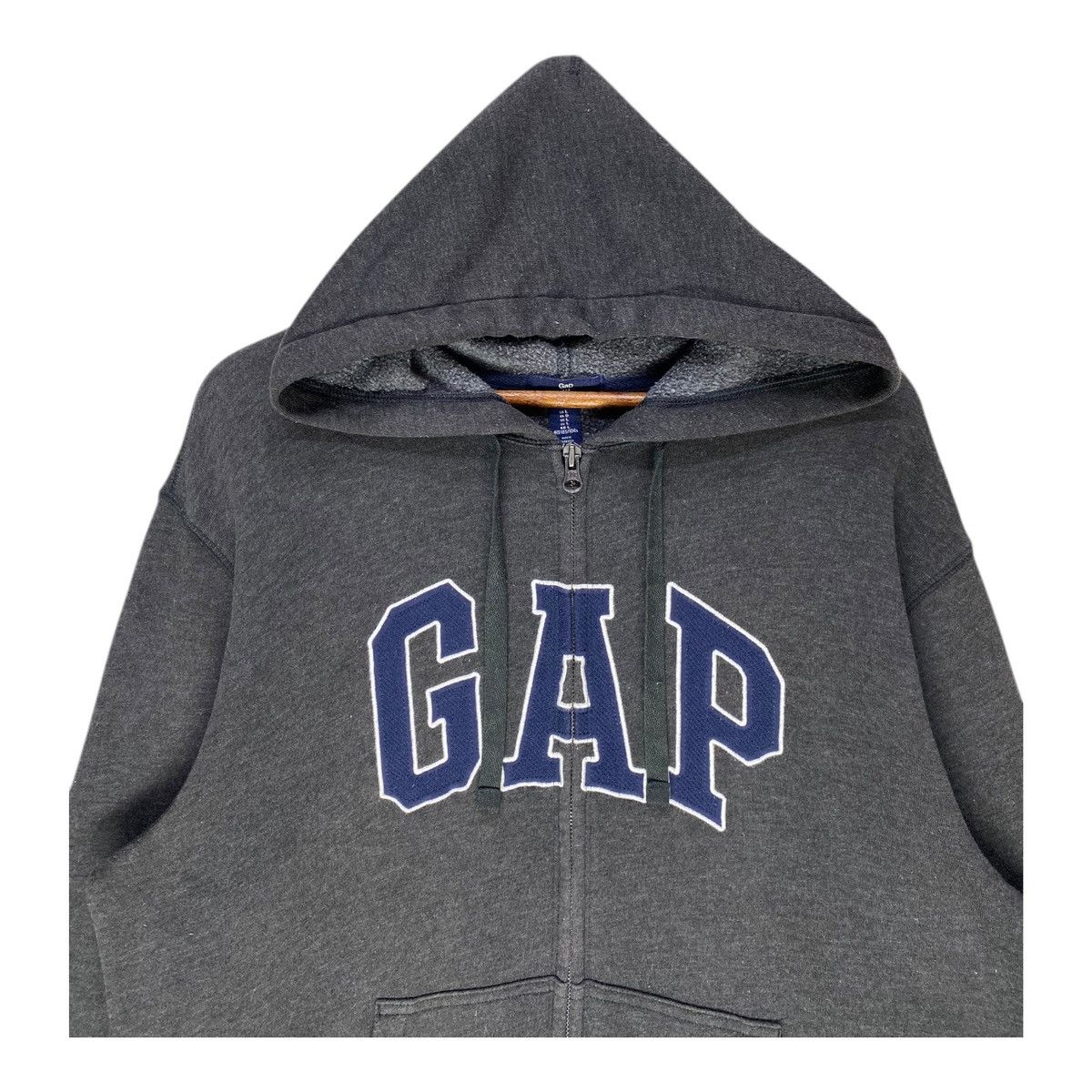 Gap Vintage GAP Hoodie Sweatshirt Big Spellout Full Zip Size L Size US L / EU 52-54 / 3 - 2 Thumbnail