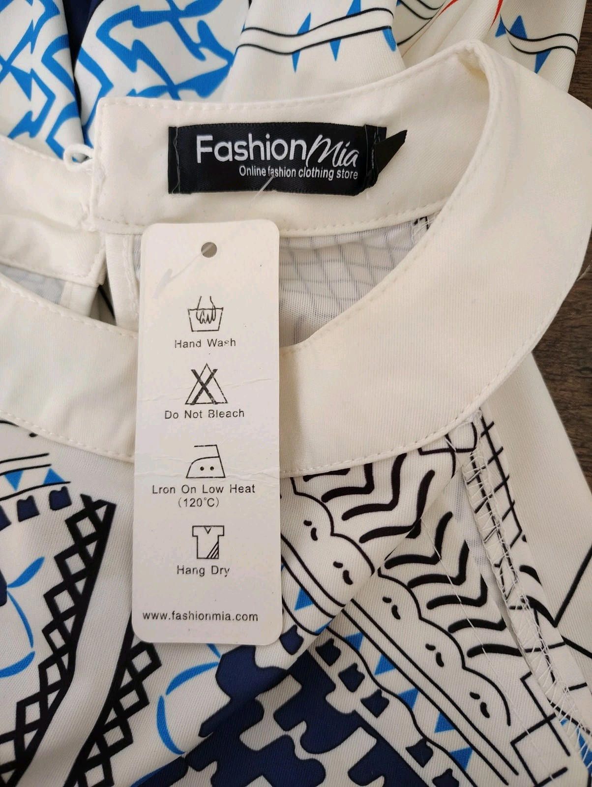 Designer NWT Fashion mia Sleeveless Geometric Print Dress Spring Size S / US 4 / IT 40 - 3 Thumbnail