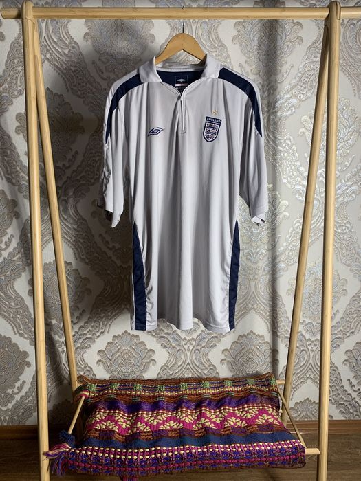 Vintage Vintage Umbro England Soccer Jersey Long Sleeve Y2K Rare