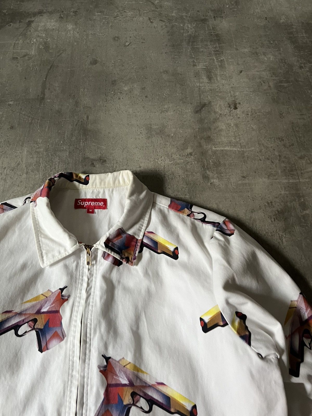 Supreme Supreme Mendini Work Jacket Gun SS16 white Size US M / EU 48-50 / 2 - 4 Thumbnail