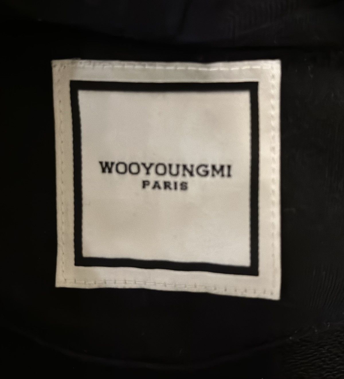 Wooyoungmi Wooyoungmi Paris Logo Hoodie - Black (Tagged XXS / KR 44) Size US XS / EU 42 / 0 - 9 Thumbnail