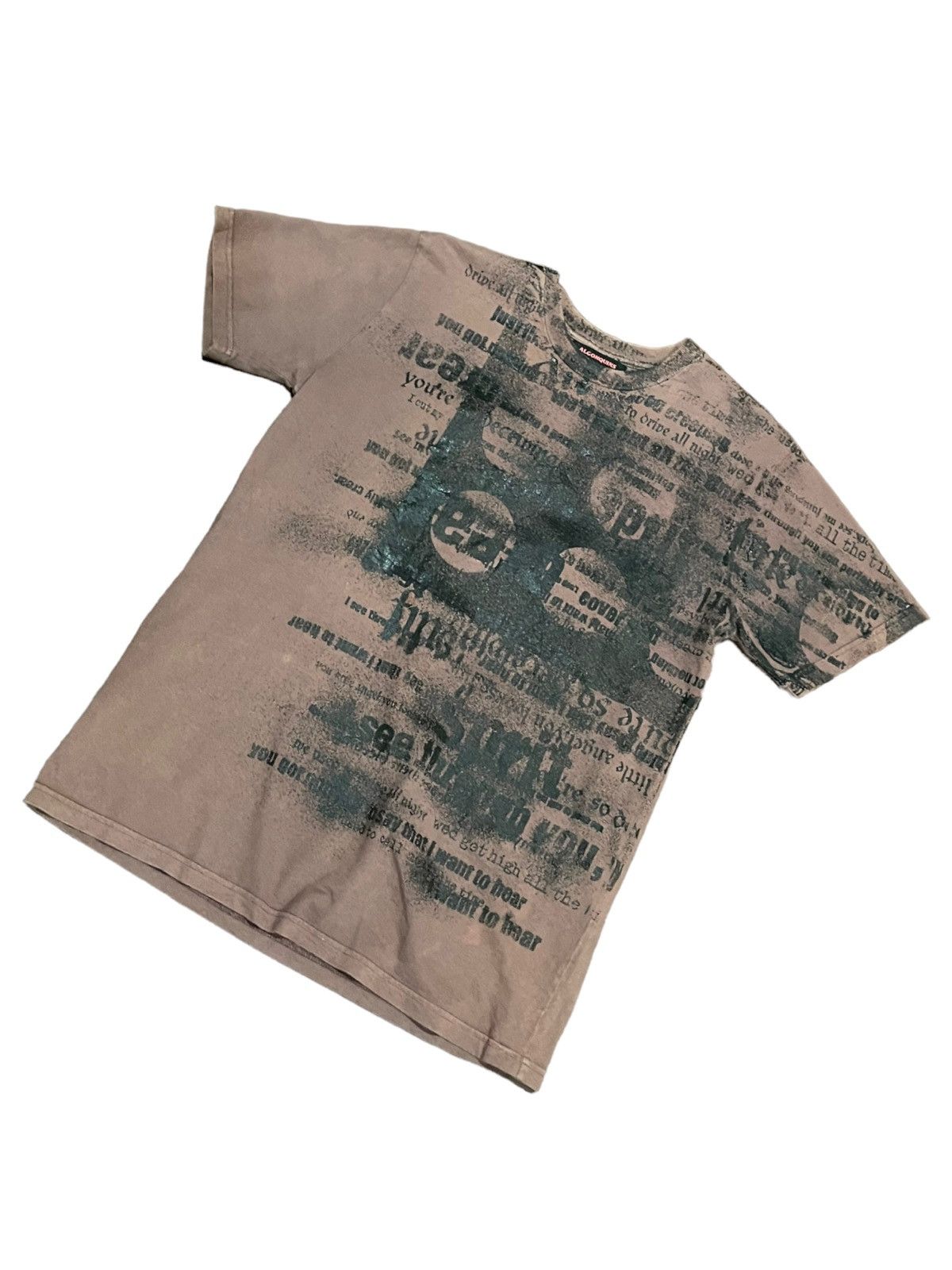 Japanese Brand Archival Gothic Lolita Algonquins Japan Punk Tee Size US M / EU 48-50 / 2 - 8 Thumbnail