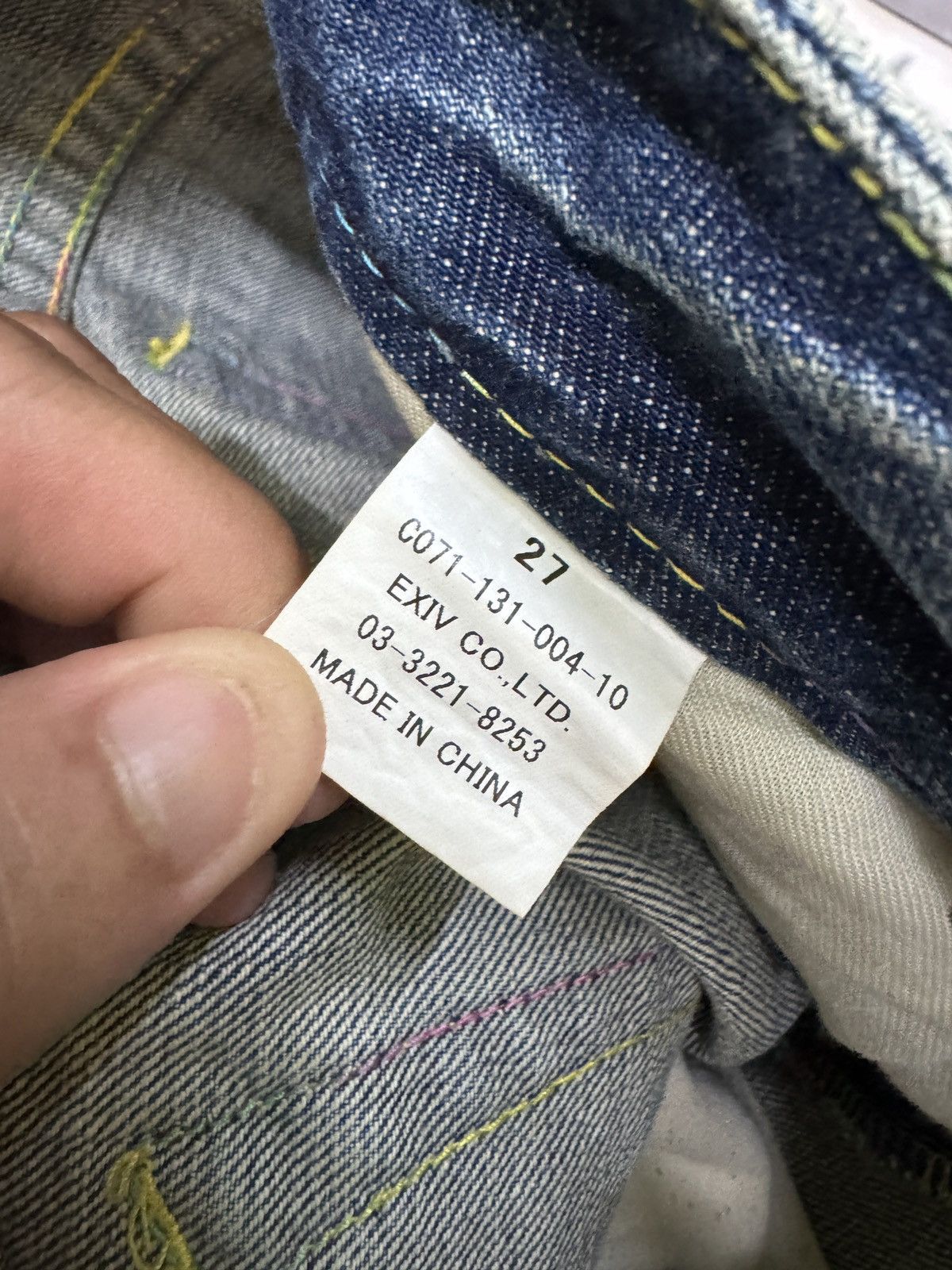 Undercover Vintage CO&LU Clawmark Distressed Back Pocket Print Denim Size US 29 - 16 Thumbnail
