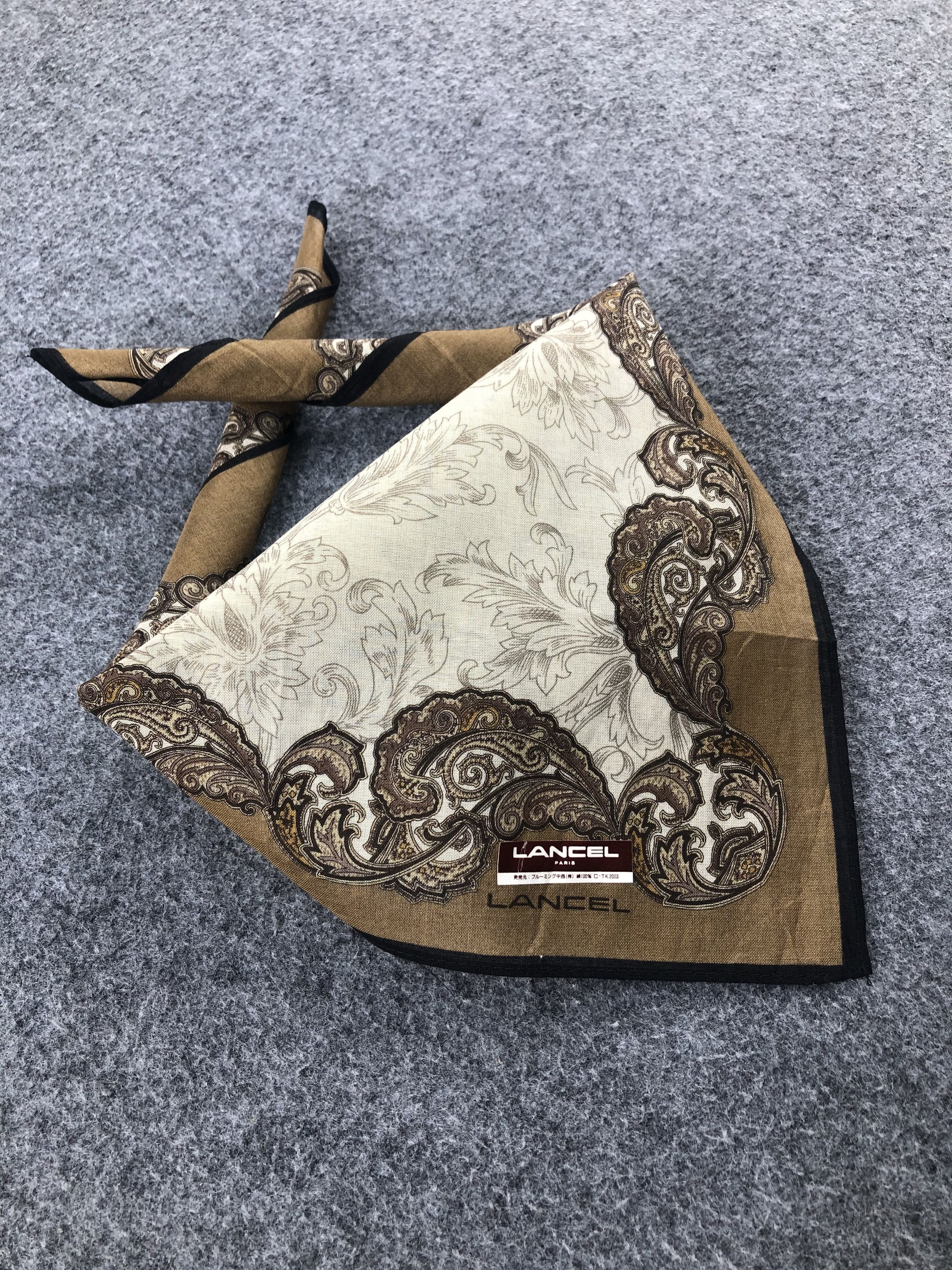 Lancel × Vintage Lancel Paislee Handkerchief / Bandana / Neckerchief Size ONE SIZE - 1 Thumbnail