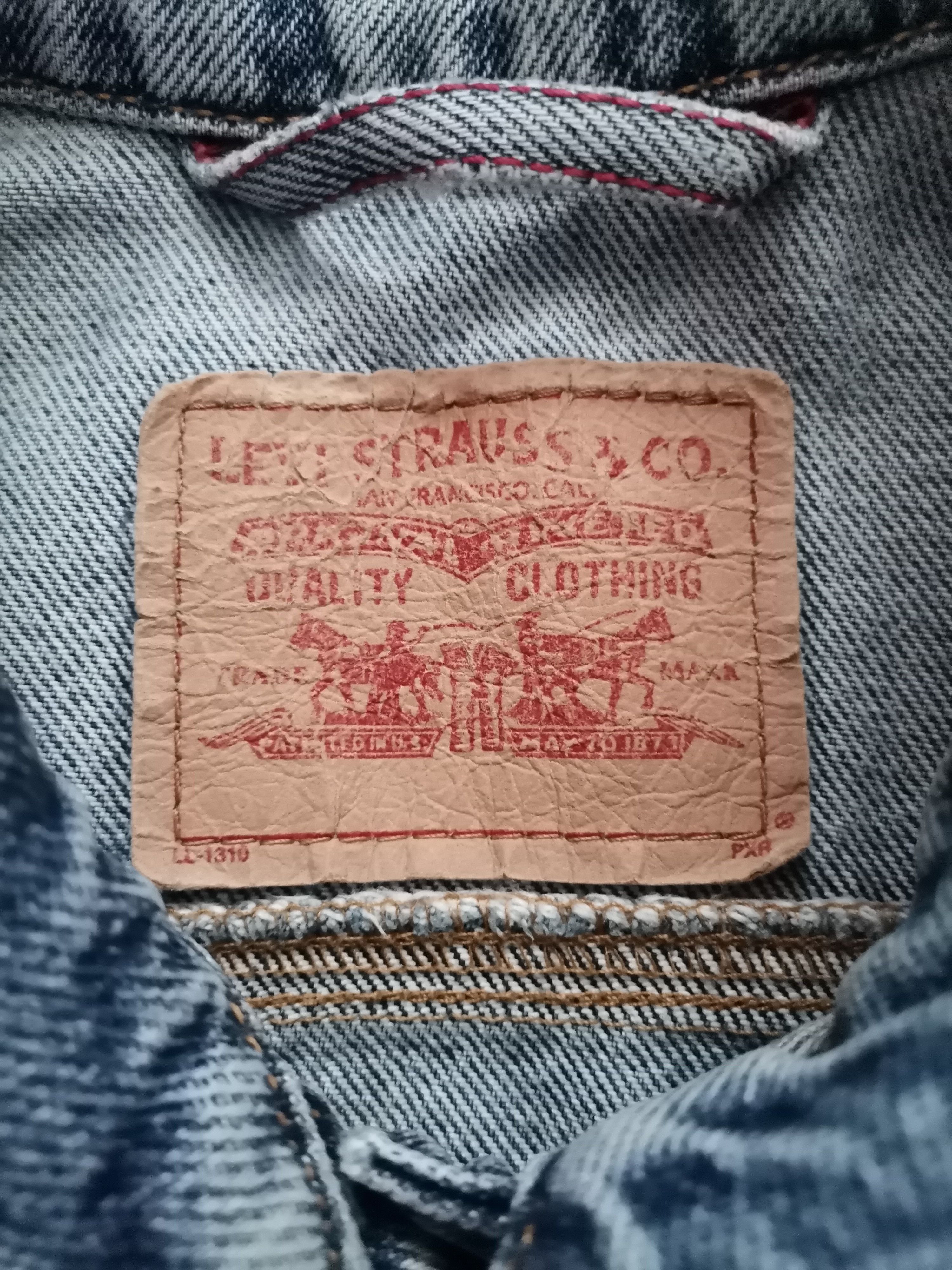 Levi's × Vintage Vintage Levi's Denim Distressed Jacket Size L / US 10 / IT 46 - 5 Thumbnail