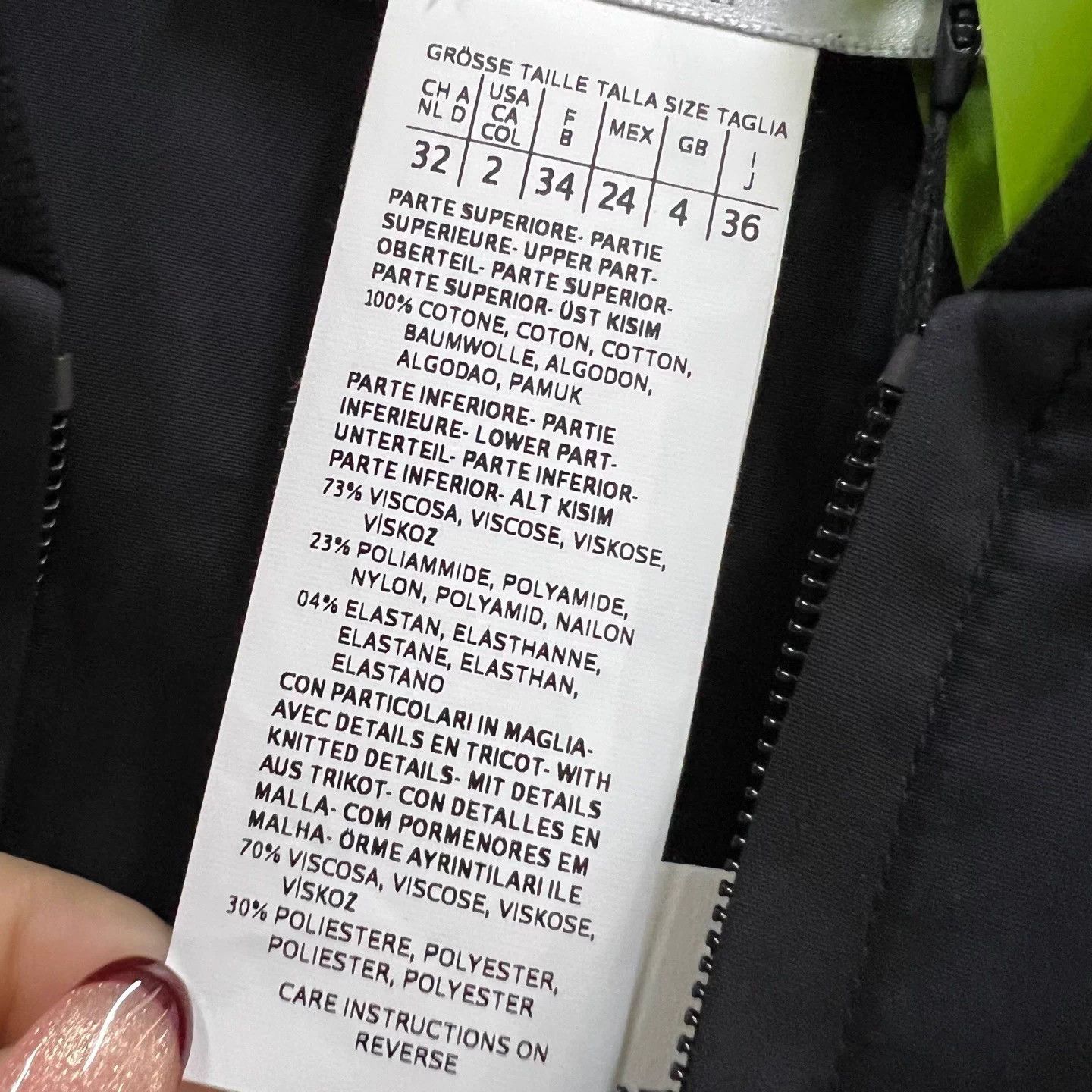 Max Mara MaxMara Black 32 Dress 95 New No Acc Size XS / US 0-2 / IT 36-38 - 4 Thumbnail