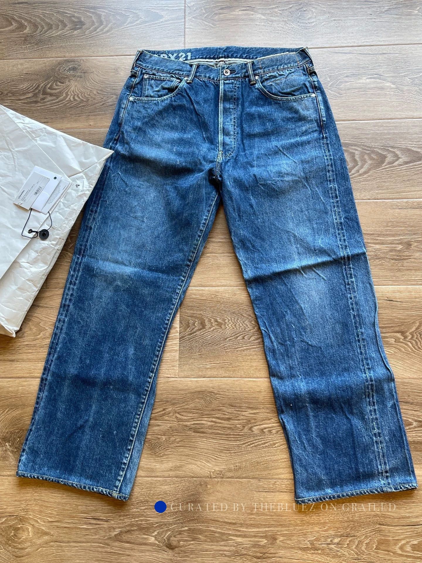 Visvim Premium Wash Blue Jeans Size 36 Size US 36 / EU 52 - 1 Thumbnail