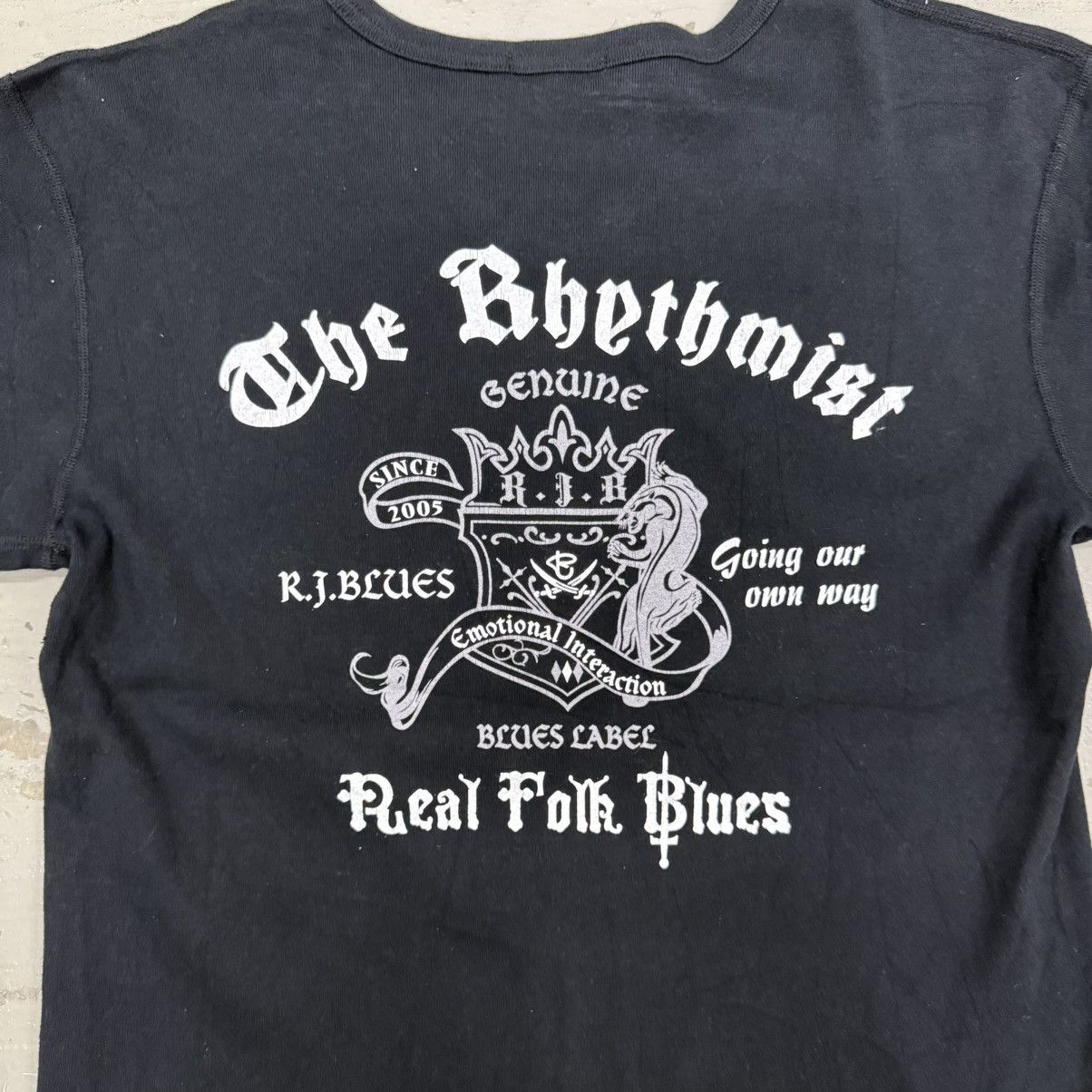Japanese Brand RJ Blues Gothic Baby Tees Size S / US 4 / IT 40 - 8 Thumbnail