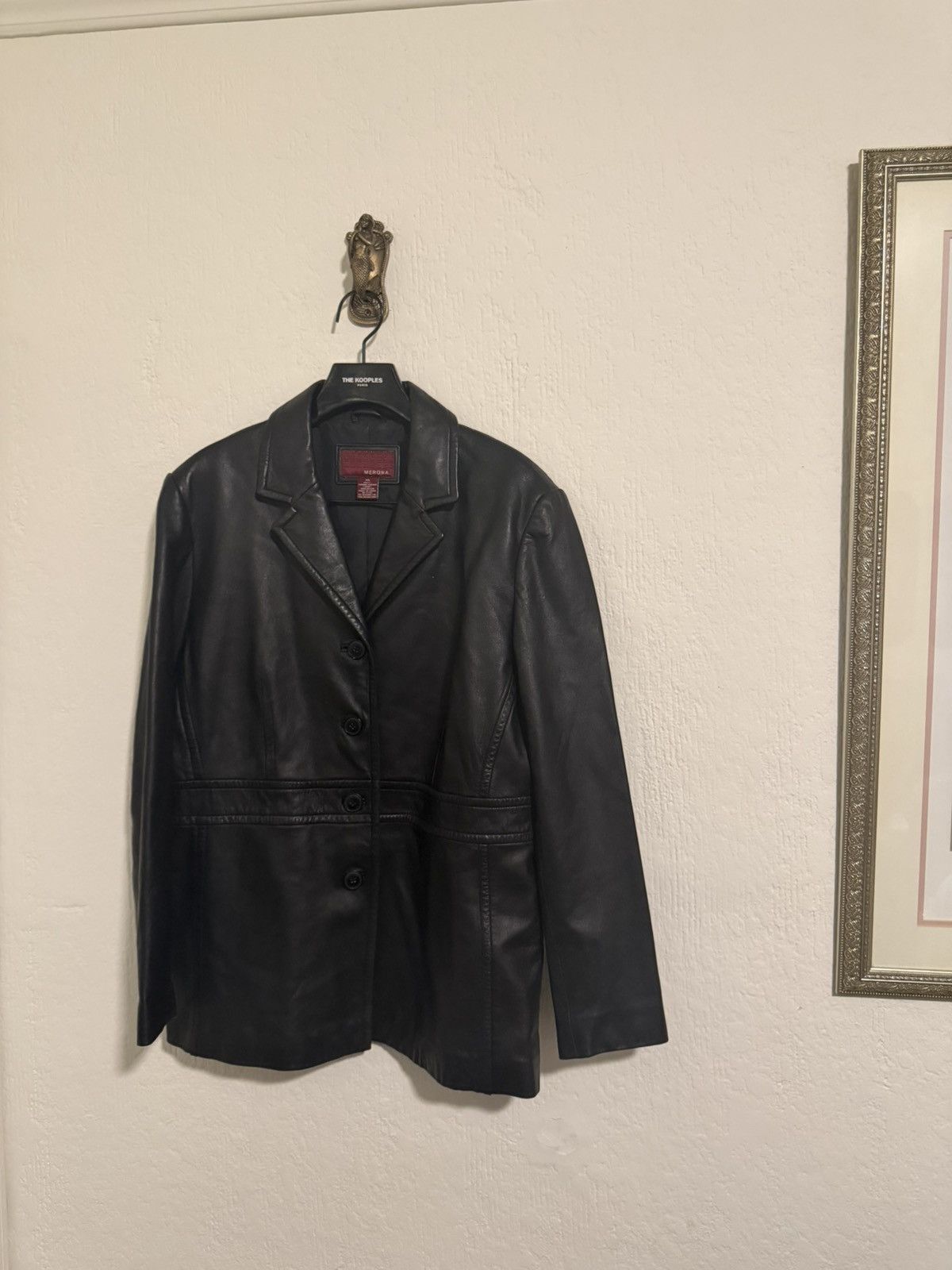 Genuine Leather Vintage genuine leather four button blazer jacket size L Size US L / EU 52-54 / 3 - 1 Thumbnail