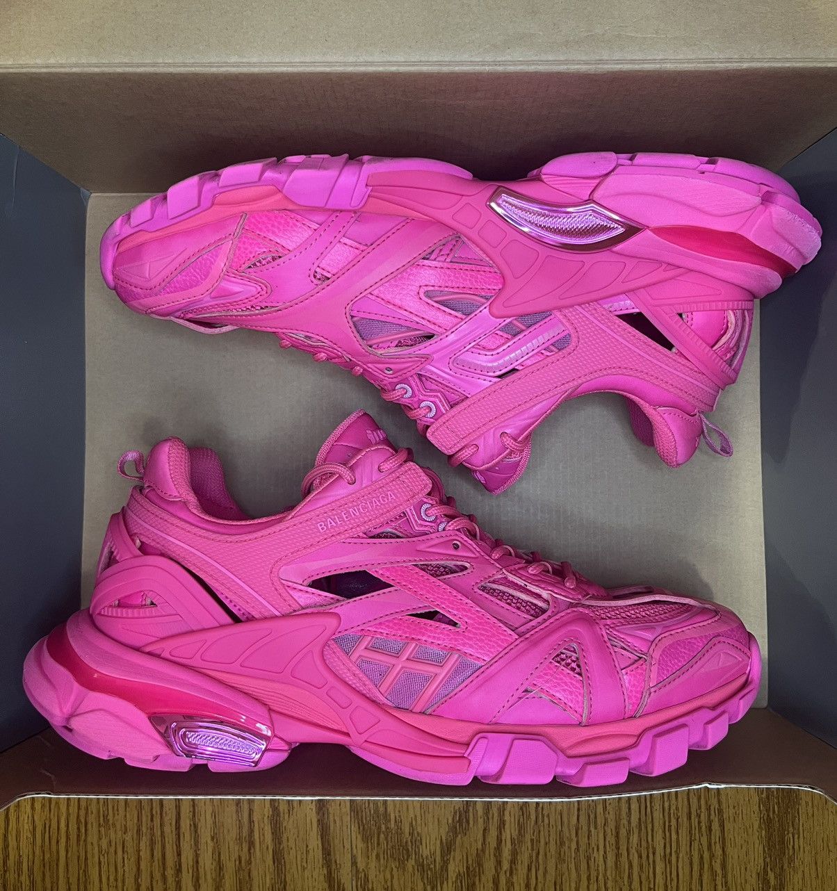 Balenciaga Balenciaga Track 2 Sneaker (Fluo Pink) | Grailed