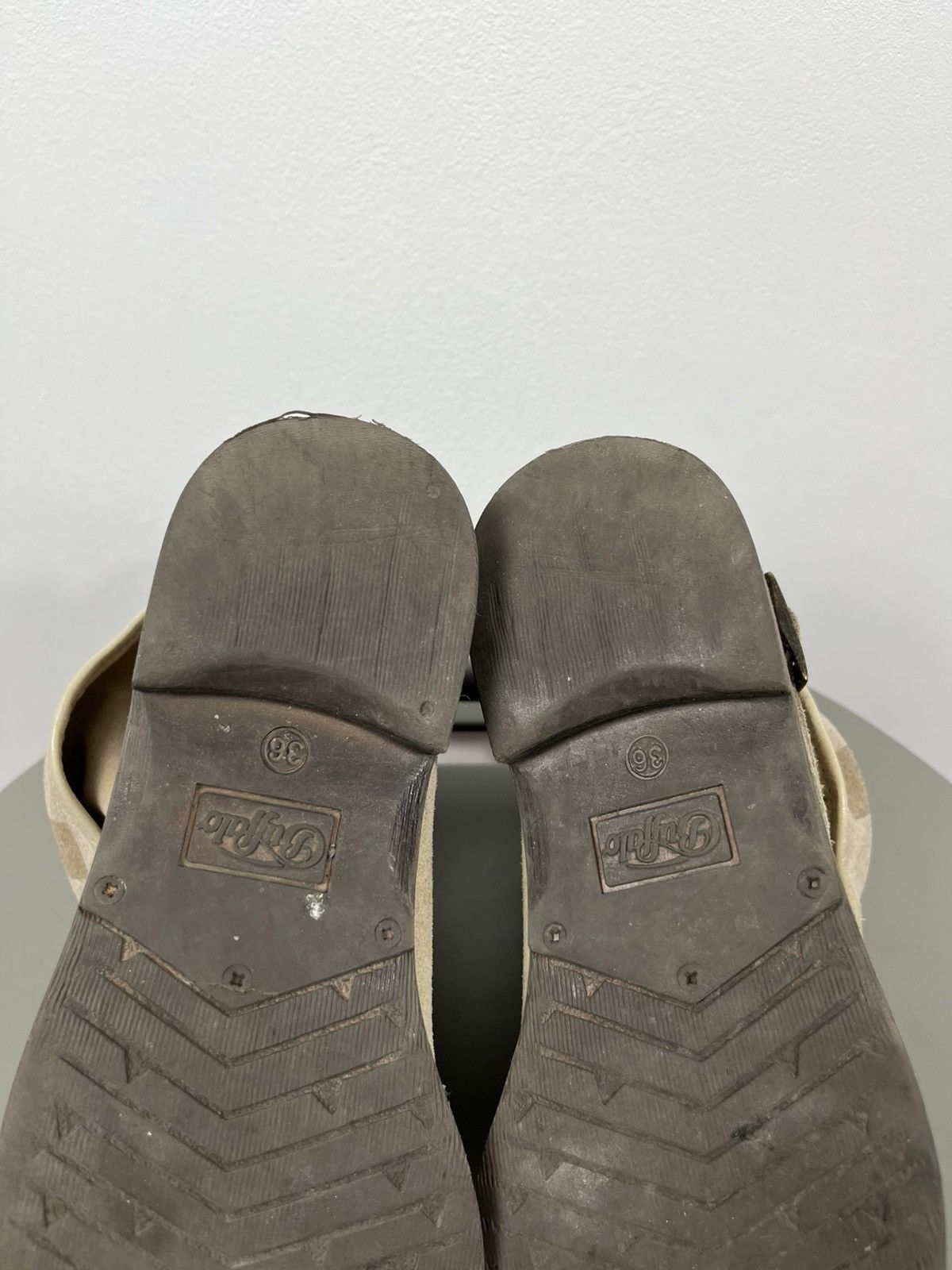 Vintage Buffalo Suede Foldover Buckle Boots Women’s Size 36 Beige Size US 5.5 / IT 35.5 - 12 Thumbnail