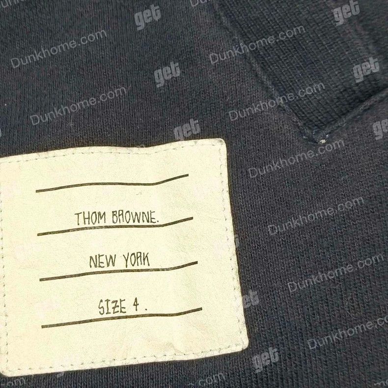 Thom Browne Thom Browne size4 Dark blue hoodie with cap Size US XL / EU 56 / 4 - 2 Thumbnail