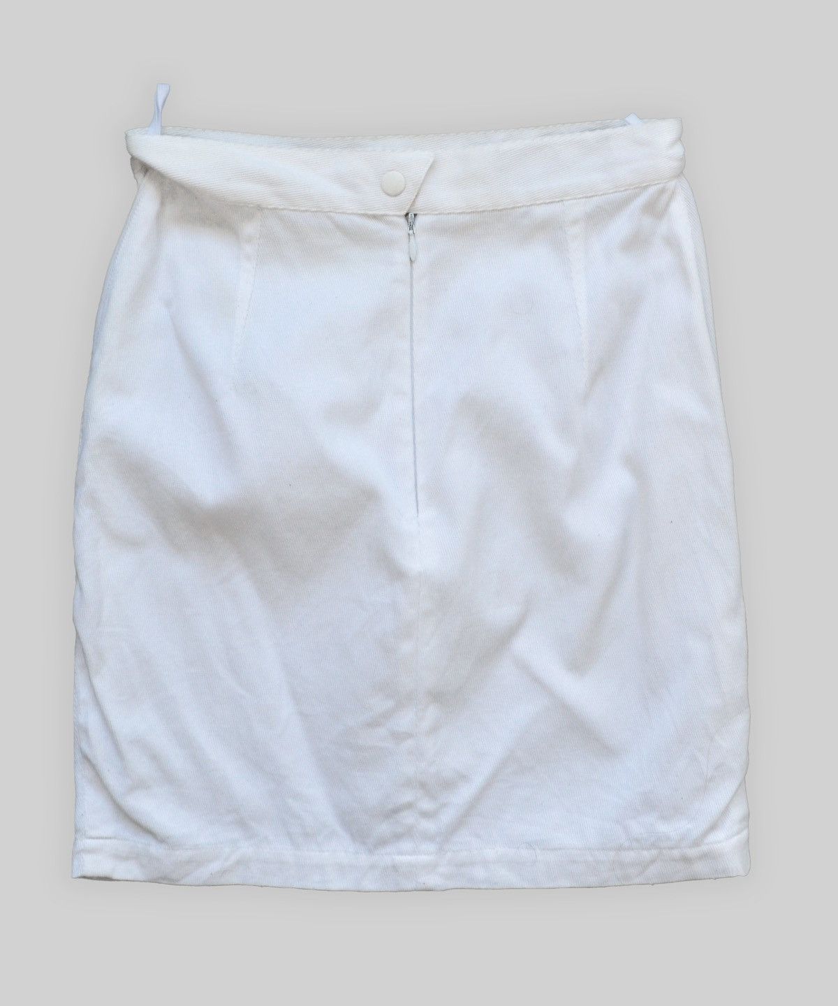 Thierry Mugler THIERRY MUGLER Corset Jacket Top Set Vest Skirt 90s White Size M / US 6-8 / IT 42-44 - 6 Thumbnail