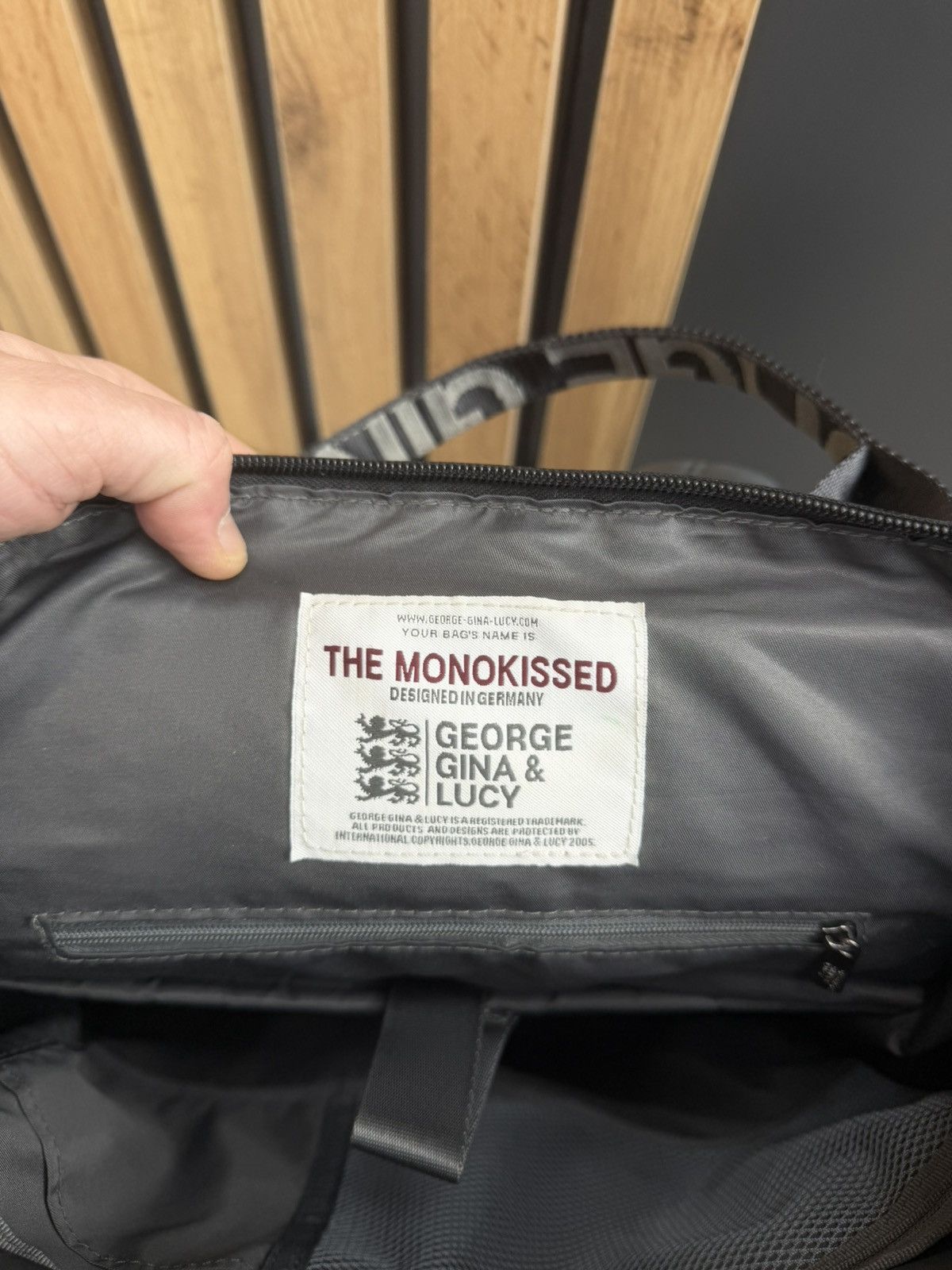 Vintage George Gina & Lucy Monokissed Gray Backpack Size ONE SIZE - 15 Thumbnail