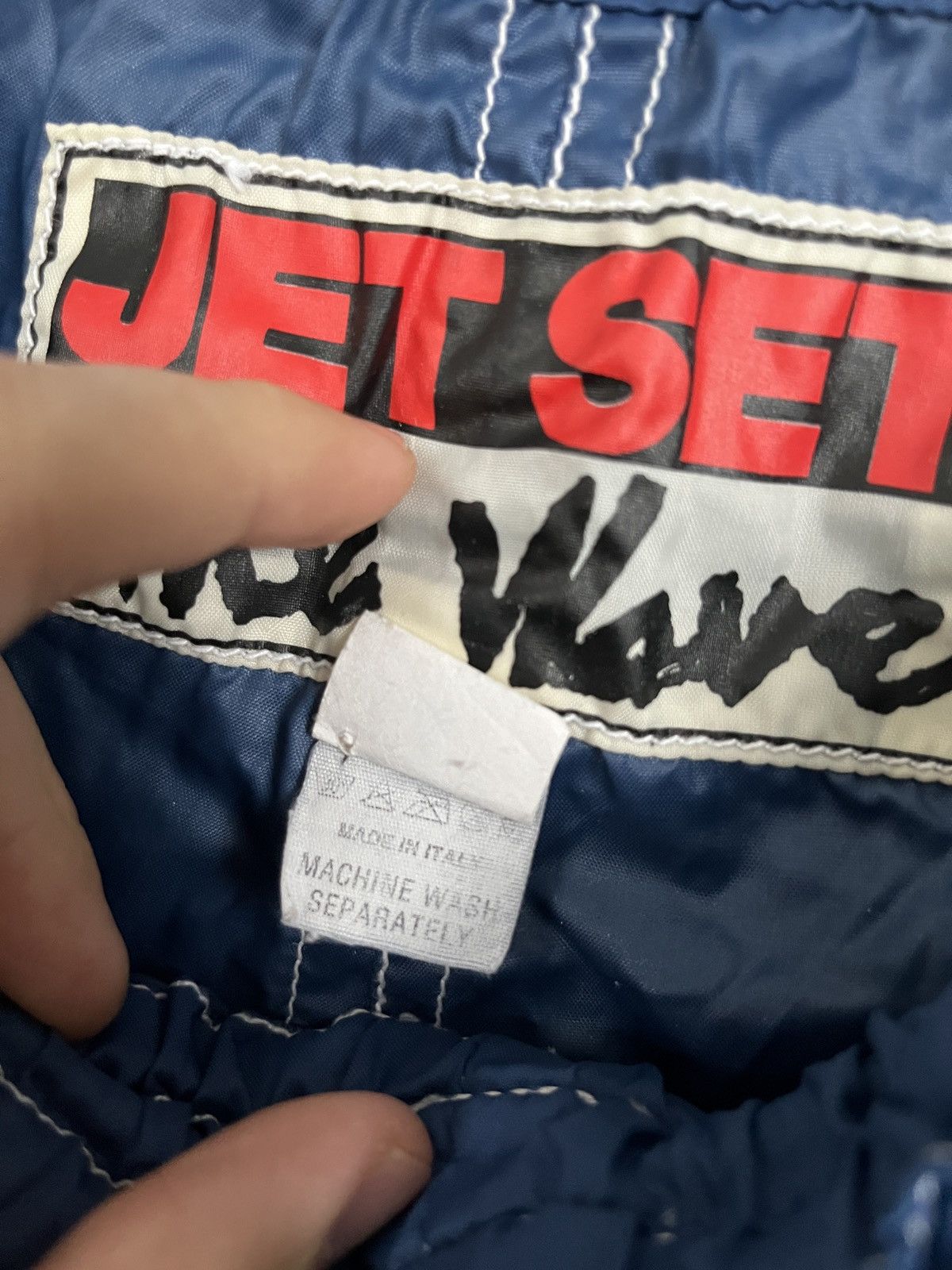JET SET JET SET Vintage Blue Sport Outdoor Nylon Pants Size US 36 / EU 52 - 15 Thumbnail