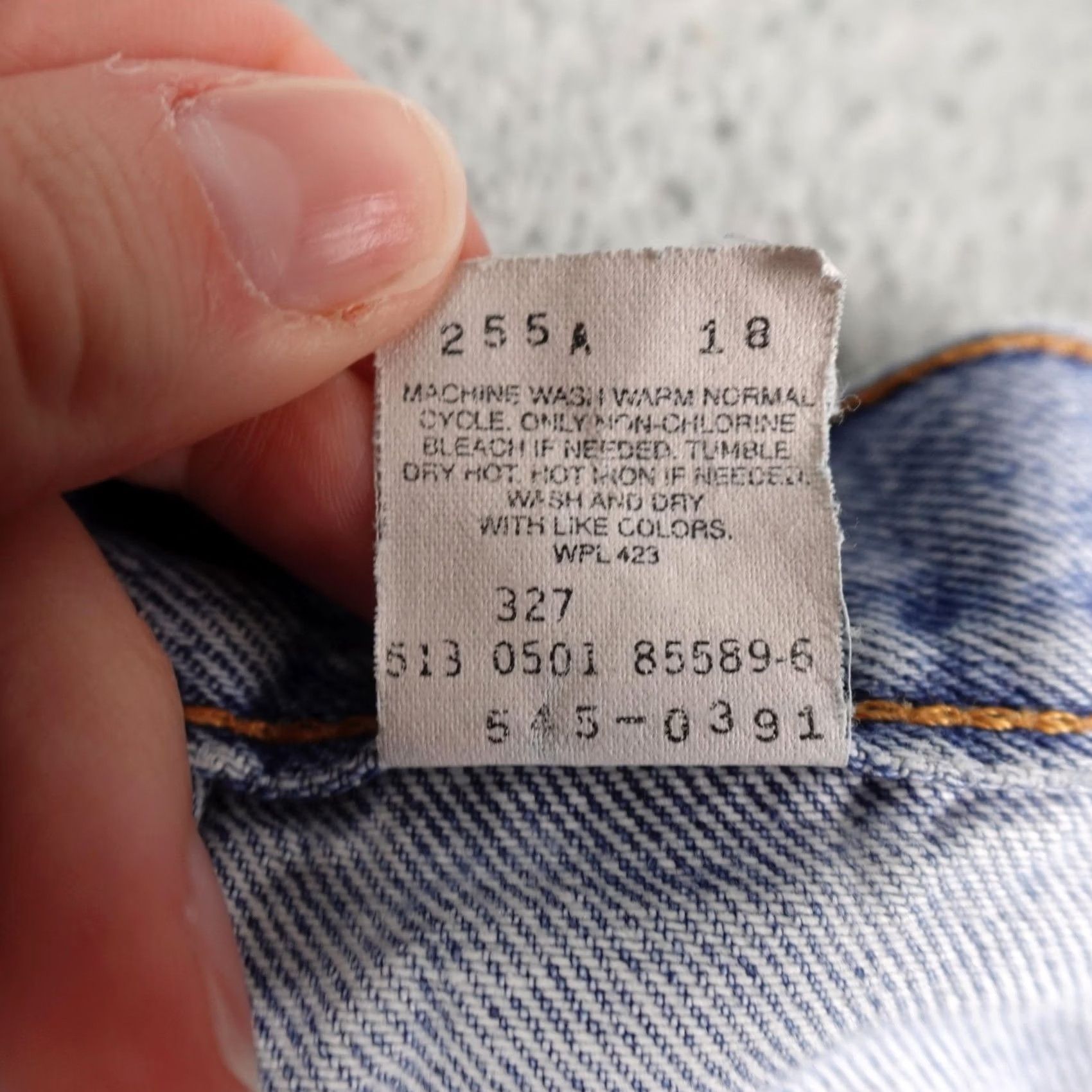 Levi's VINTAGE Levi'S Jeans Mens 40 Blue 40x30 Fits 36x30 Denim Relaxed USA Made 90s Size US 40 / EU 56 - 3 Thumbnail
