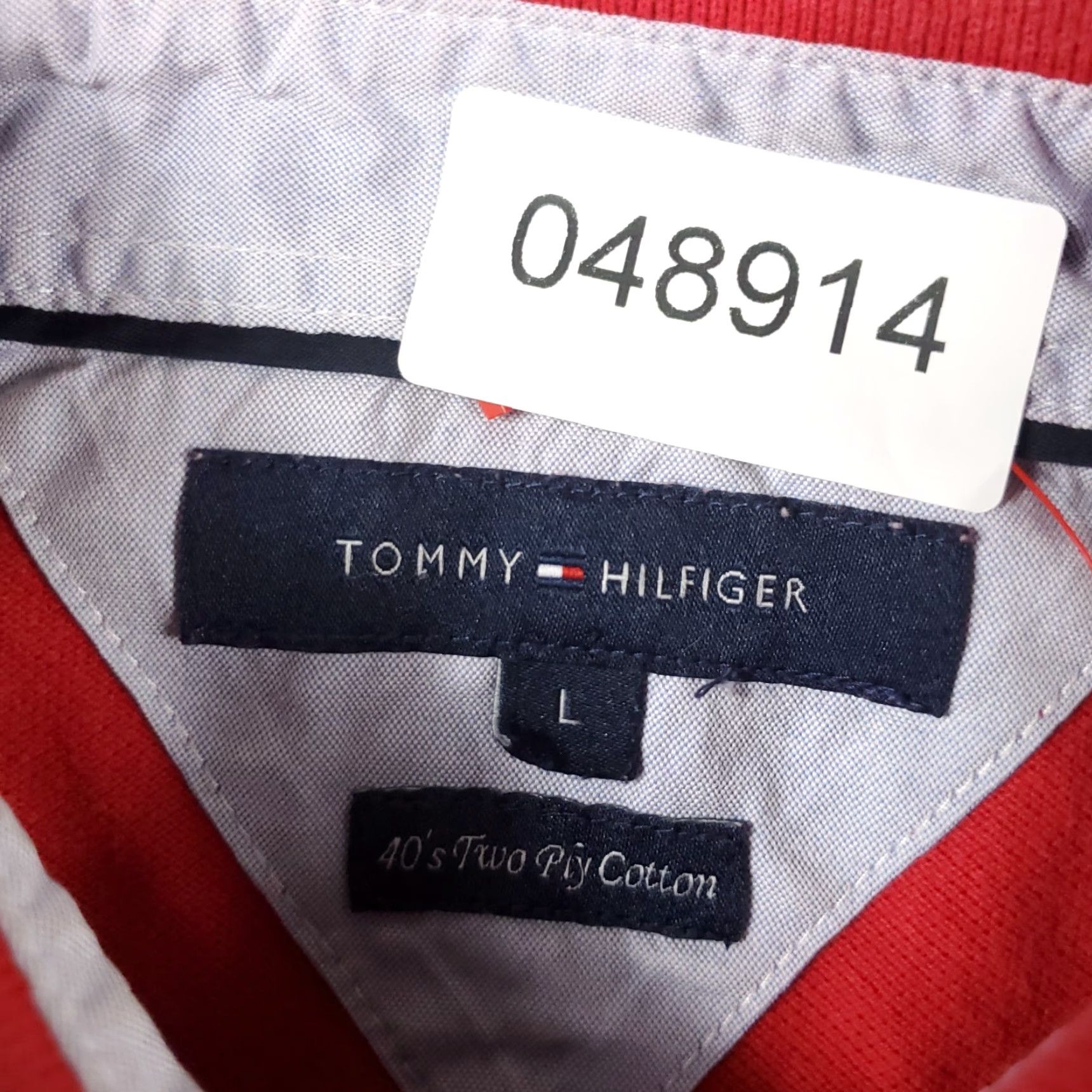 Tommy Hilfiger VINTAGE Tommy Hilfiger Polo Shirt Men L Blue Polo Shirt Adult Large Blue (Solid) 100% Cotton Logo Button-Front Casual Athletic Summer Men Size US L / EU 52-54 / 3 - 8 Thumbnail