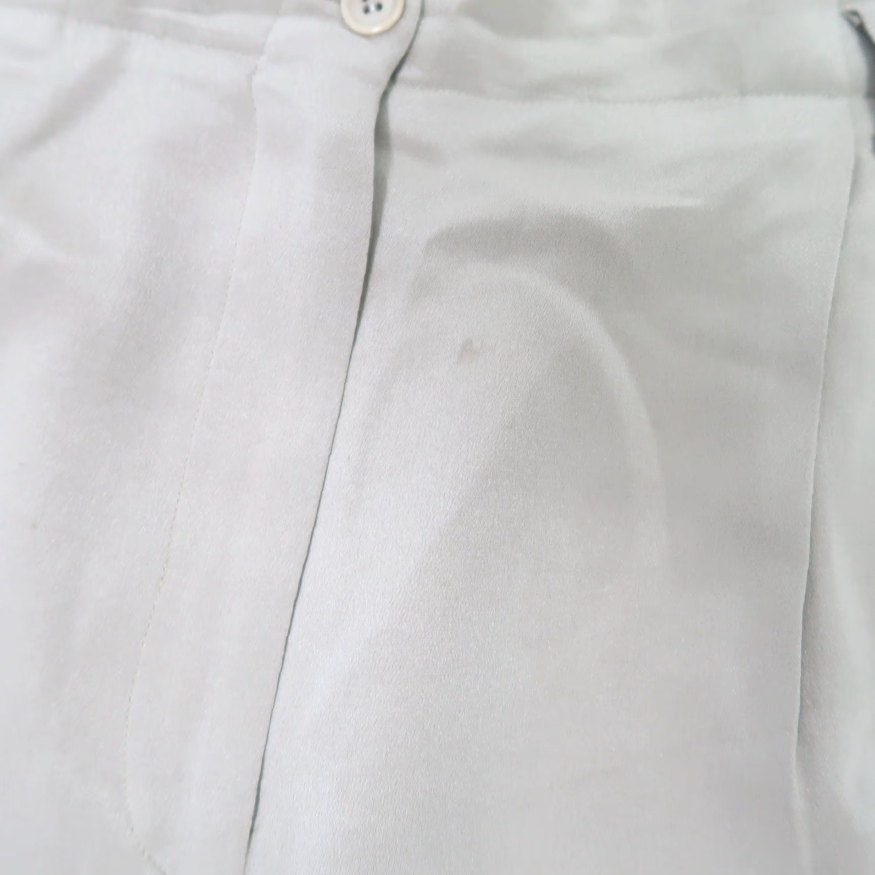 Anne Klein VINTAGE Anne Klein Silk High Rise Straight Leg Dress Pants 14 Women Tan Khaki 90s Size 24" / US 00 / IT 34 - 6 Thumbnail