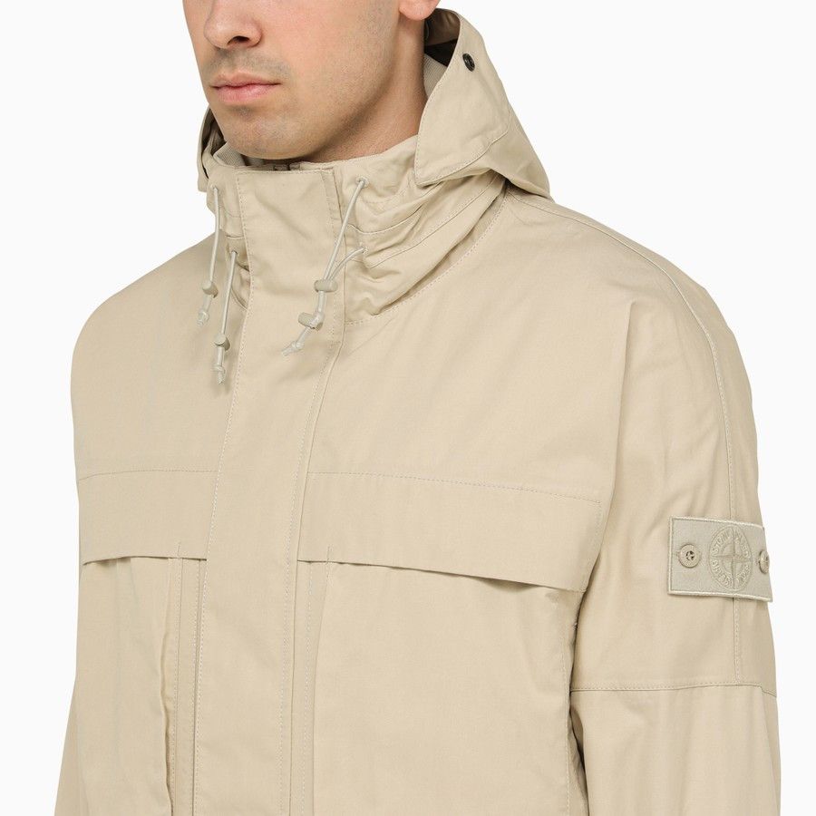 Stone Island o1d2blof0624 Logo Jacket in Beige Size US L / EU 52-54 / 3 - 4 Thumbnail