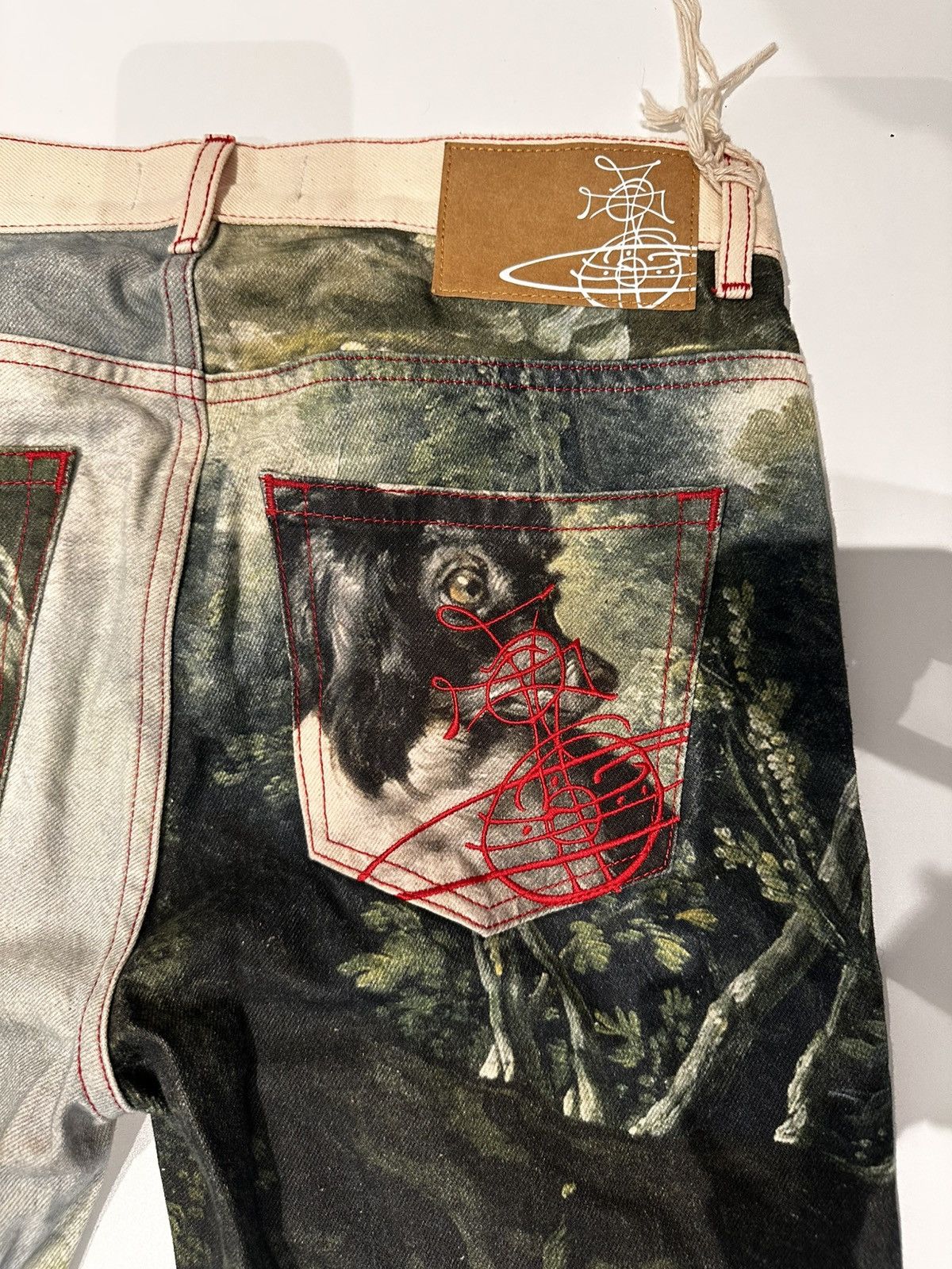 Vivienne Westwood Vivienne Westwood AW21/22 Harris Boucher Painting Jeans Size US 30 / EU 46 - 3 Thumbnail