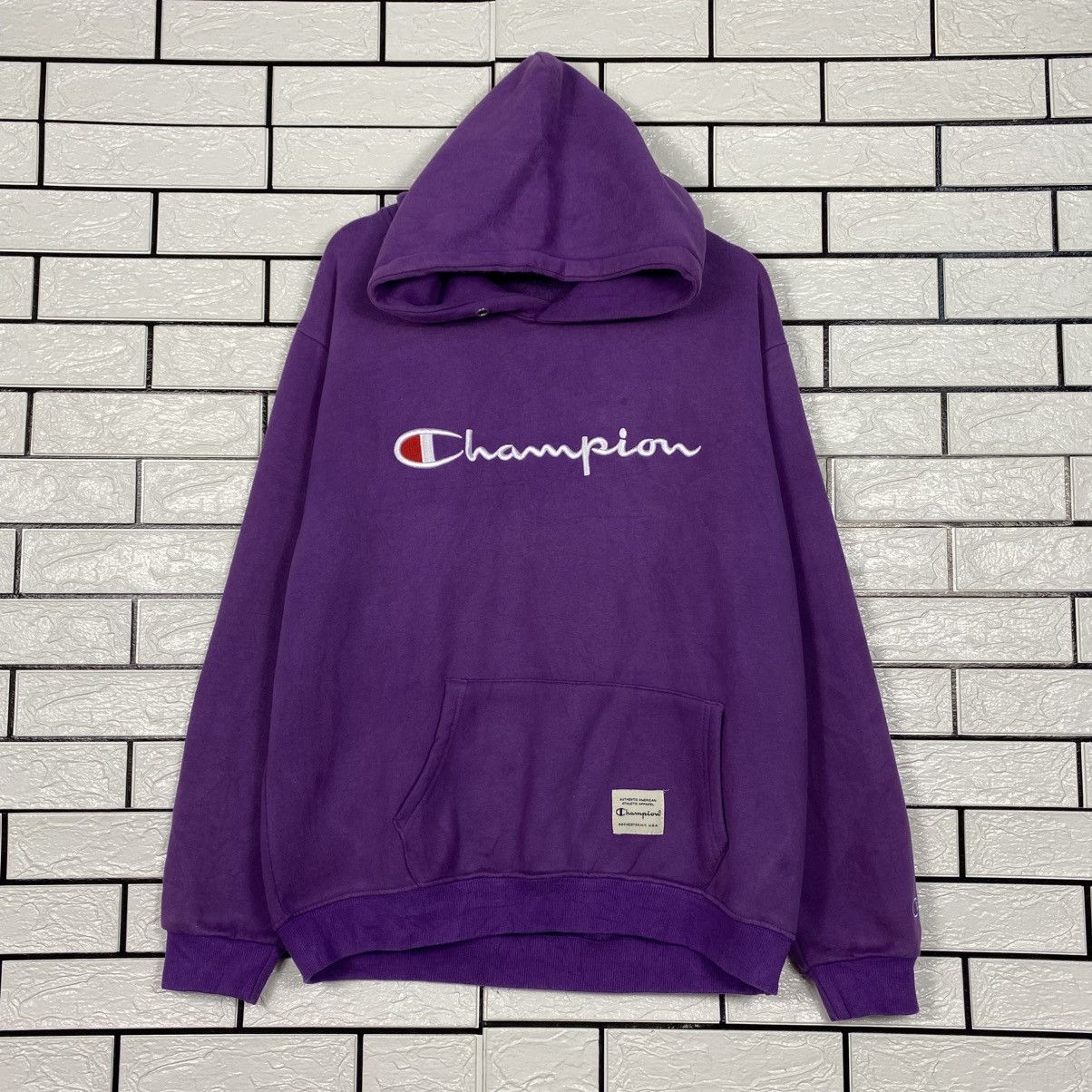 Japanese Brand 📌Vintage Hoodie Pull Over Champion Small Pony Size US XXL / EU 58 / 5 - 2 Thumbnail