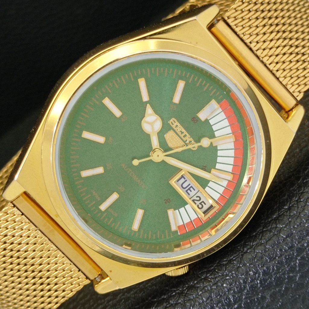 Seiko REFURBISHED VINTAGE SEIKO 5 AUTO JAPAN MENS WATCH a440683 Size 38 - 1 Thumbnail
