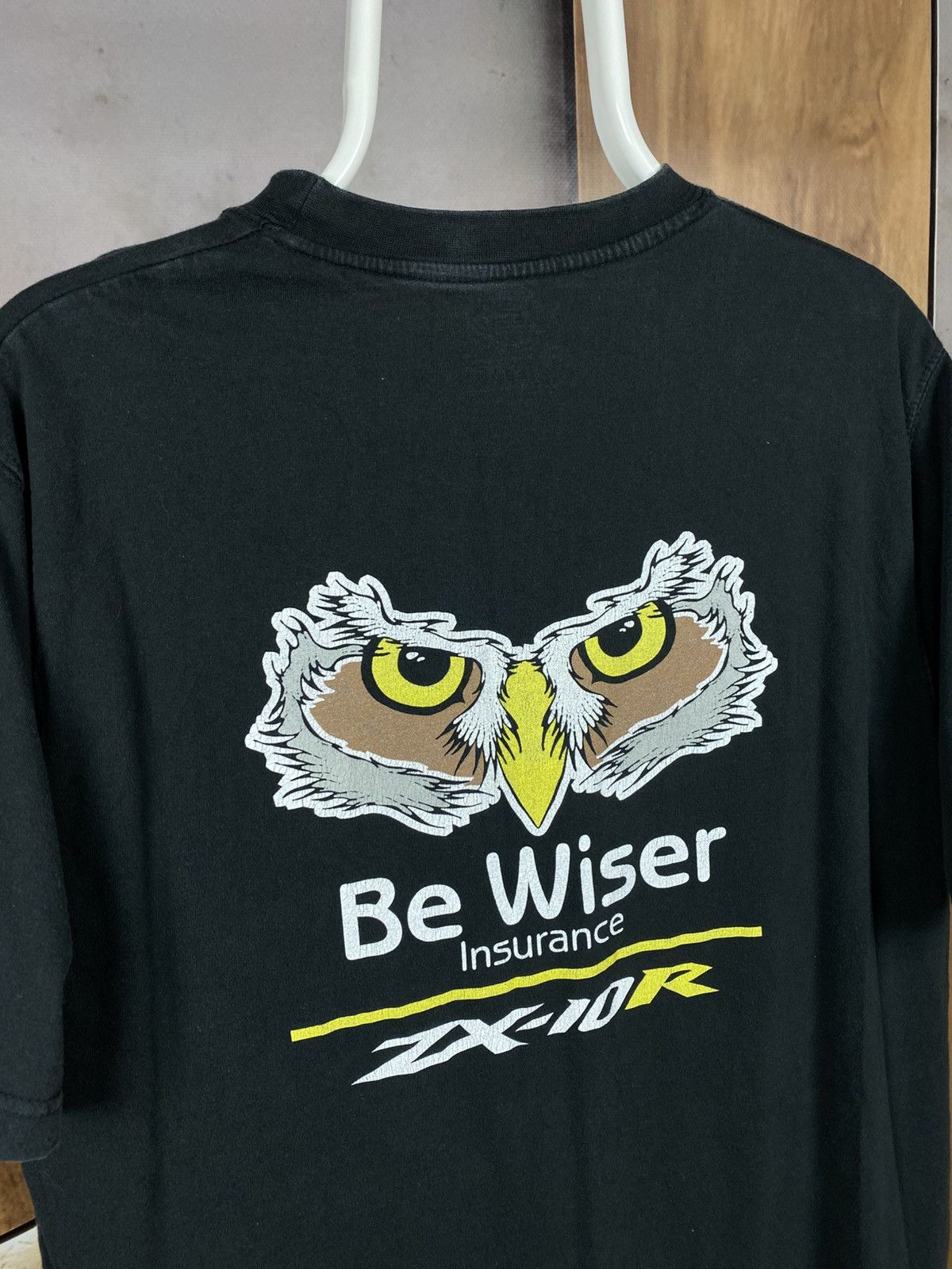 Diesel 🚧Vintage T-Shirt Dickies Be Wiser Insurance Moto Kawasaki🚧 Size US M / EU 48-50 / 2 - 3 Thumbnail