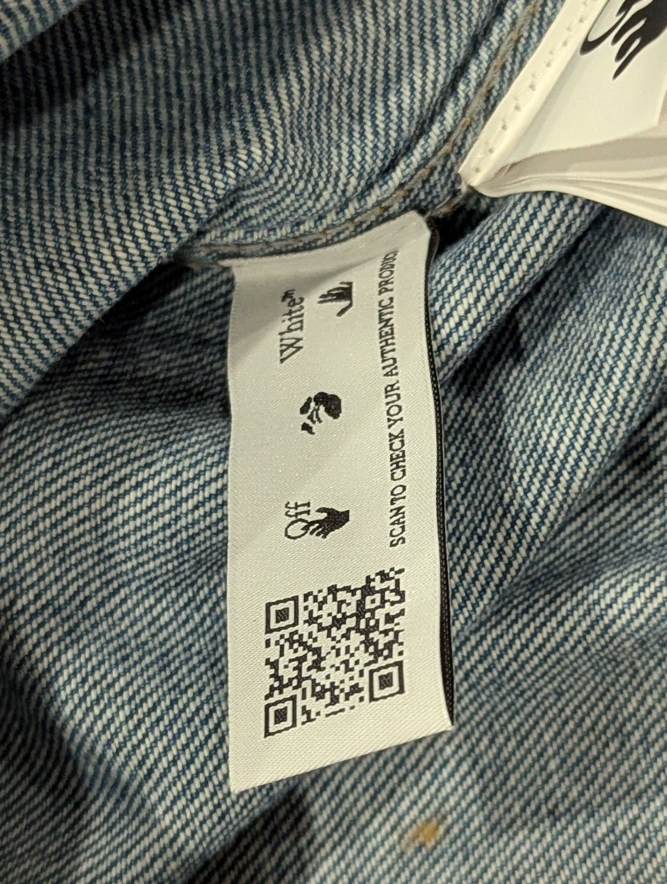 Off-White OFF-WHITE Industry Denim Button Up Shirt Blue Medium Size US M / EU 48-50 / 2 - 12 Thumbnail