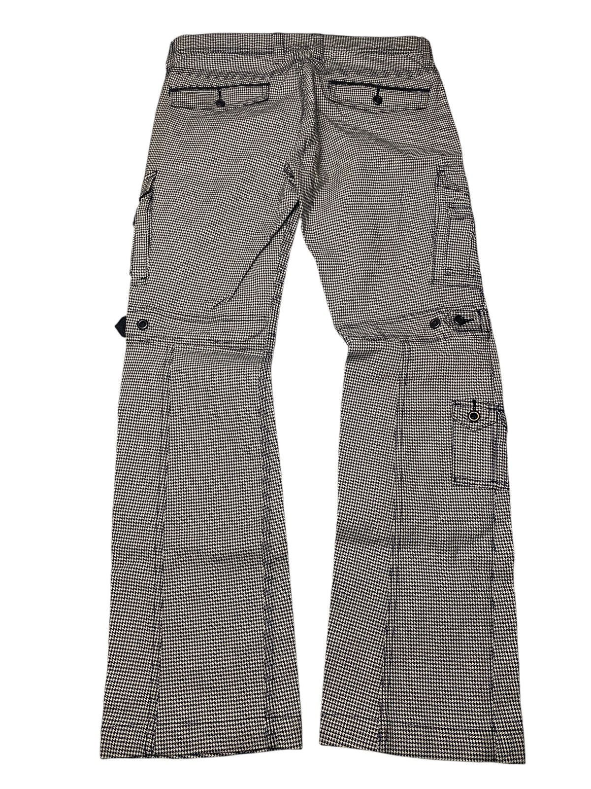 If Six Was Nine 2000's Hideaways Nicole Cargo Tuxedo Pinstripe Pants Size US 30 / EU 46 - 2 Thumbnail