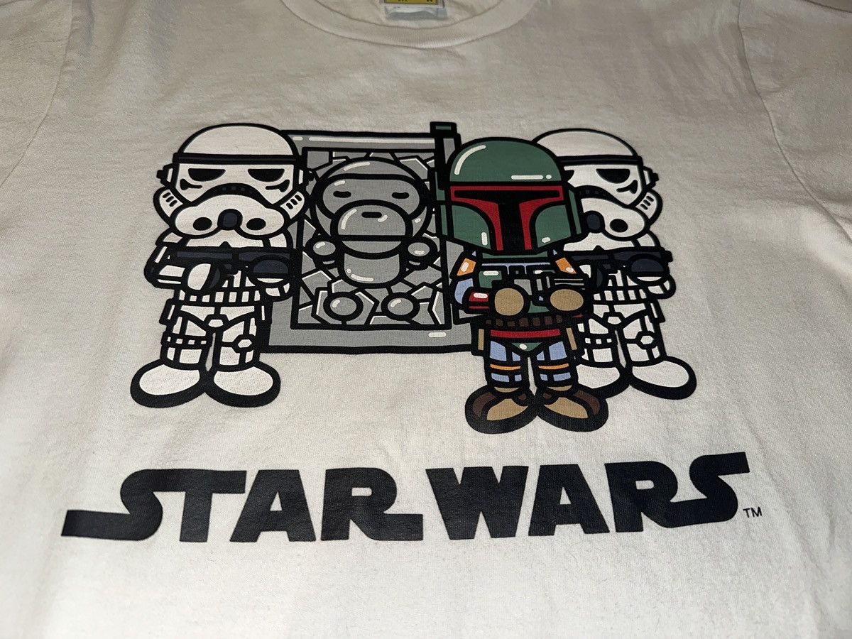 Bape BAPE x Star Wars Milo Han Solo Carbonite Stormtroopers Tee Size US M / EU 48-50 / 2 - 4 Thumbnail