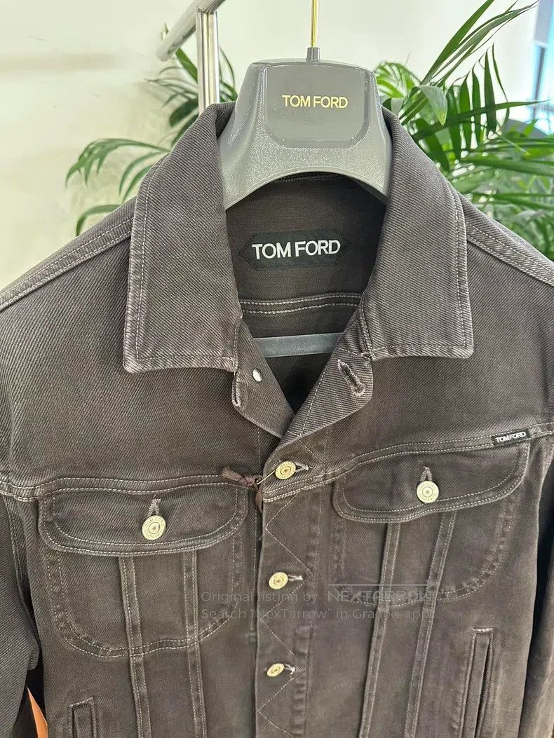Tom Ford Tom Ford Men's Short Denim Jacket Size US M / EU 48-50 / 2 - 7 Thumbnail