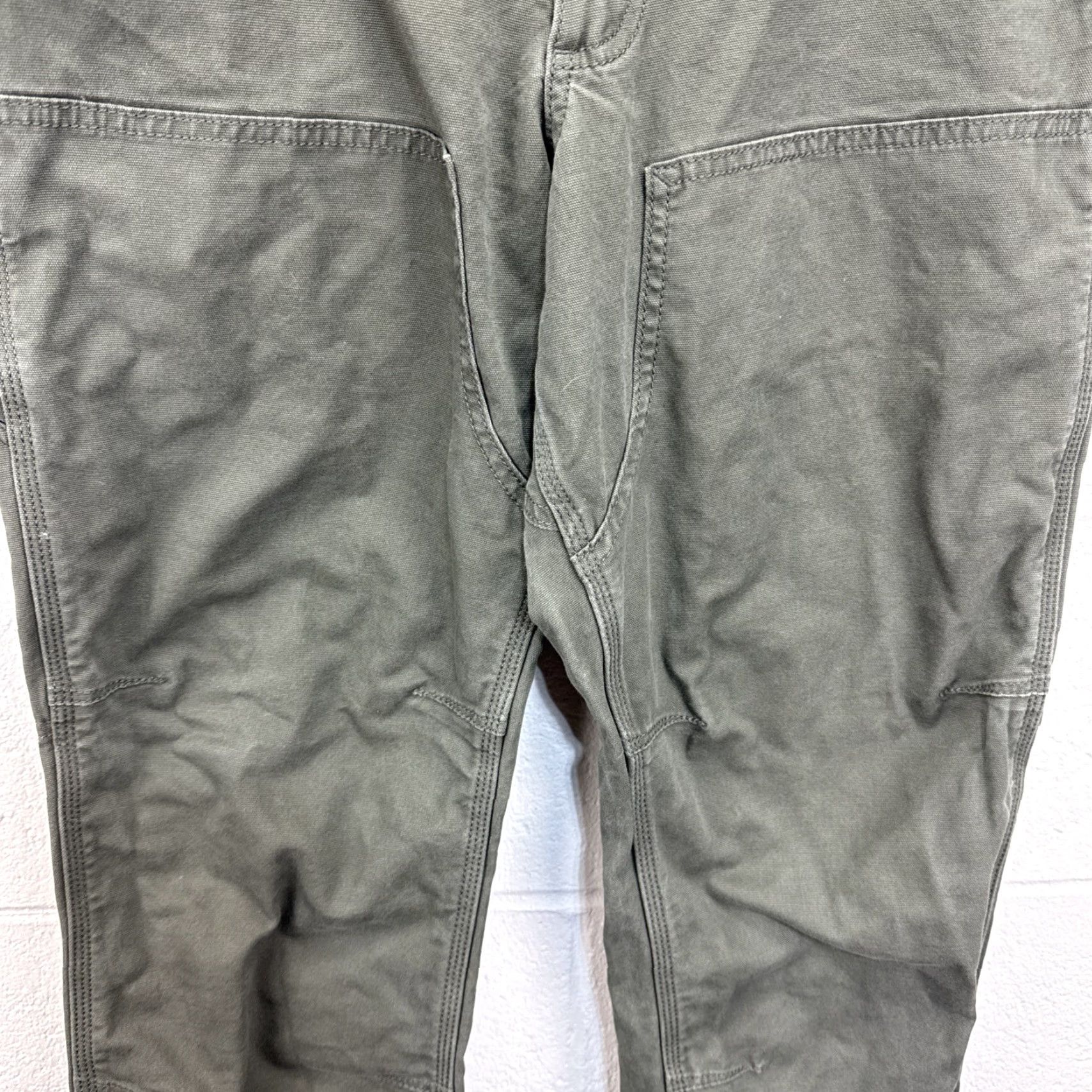 Carhartt VINTAGE Carhartt Pants Mens 30x32 Moss Green Canvas Double Knee 102802 BN2802-M Size US 30 / EU 46 - 5 Thumbnail